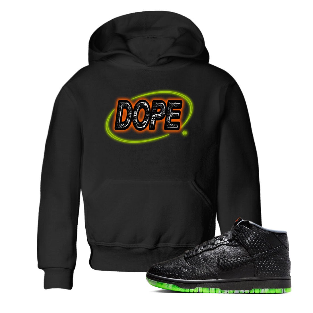 Nike Dunk Mid Halloween shirt to match jordans Dope Neon Sign sneaker tees Dunk Mid Halloween SNRT Sneaker Tees Baby Toddler Black 1 T-Shirt
