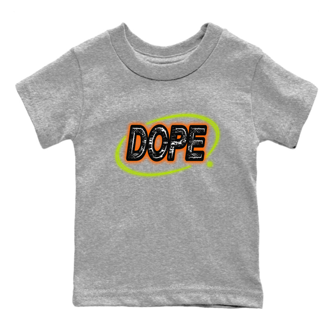Nike Dunk Mid Halloween shirt to match jordans Dope Neon Sign sneaker tees Dunk Mid Halloween SNRT Sneaker Tees Baby Toddler Heather Grey 2 T-Shirt