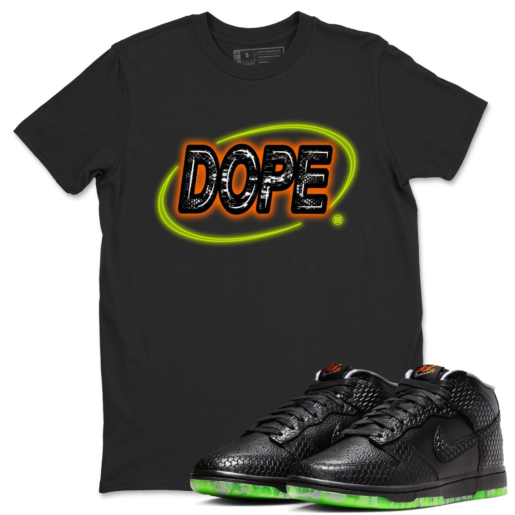 Nike Dunk Mid Halloween shirt to match jordans Dope Neon Sign sneaker tees Dunk Mid Halloween SNRT Sneaker Tees Unisex Black 1 T-Shirt