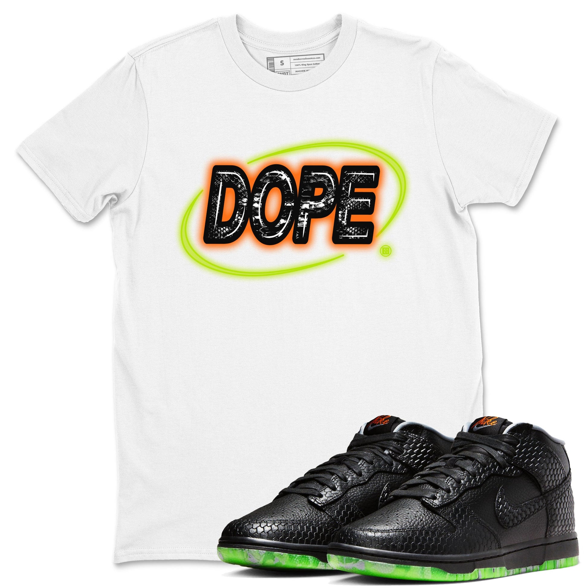 Nike Dunk Mid Halloween shirt to match jordans Dope Neon Sign sneaker tees Dunk Mid Halloween SNRT Sneaker Tees Unisex White 1 T-Shirt
