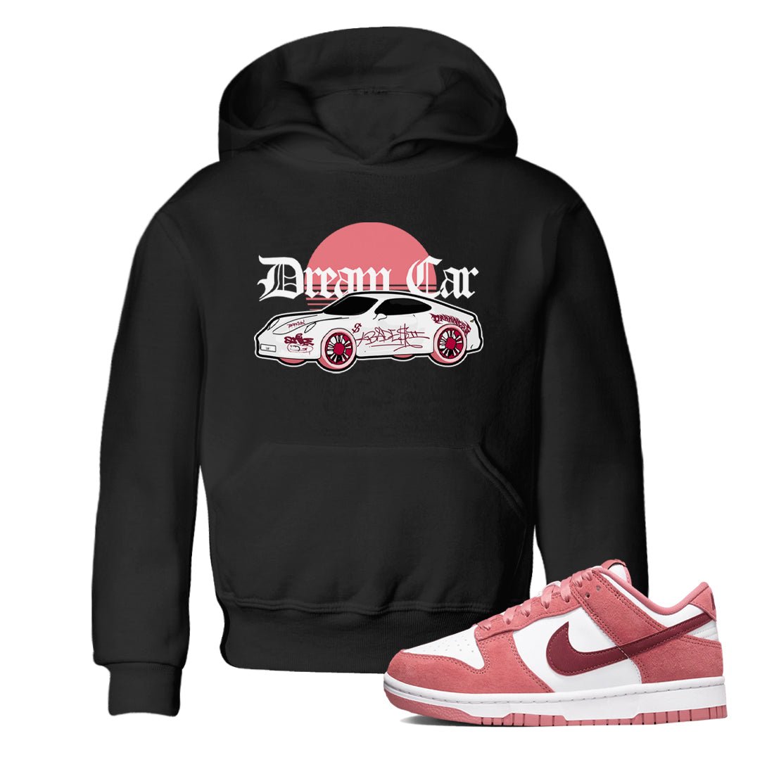 Dunk Valentines Day 2024 shirt to match jordans Dream Car sneaker tees Dunk Valentines Day 2024 SNRT sneaker release tees baby toddler Black 1 cotton Shirt