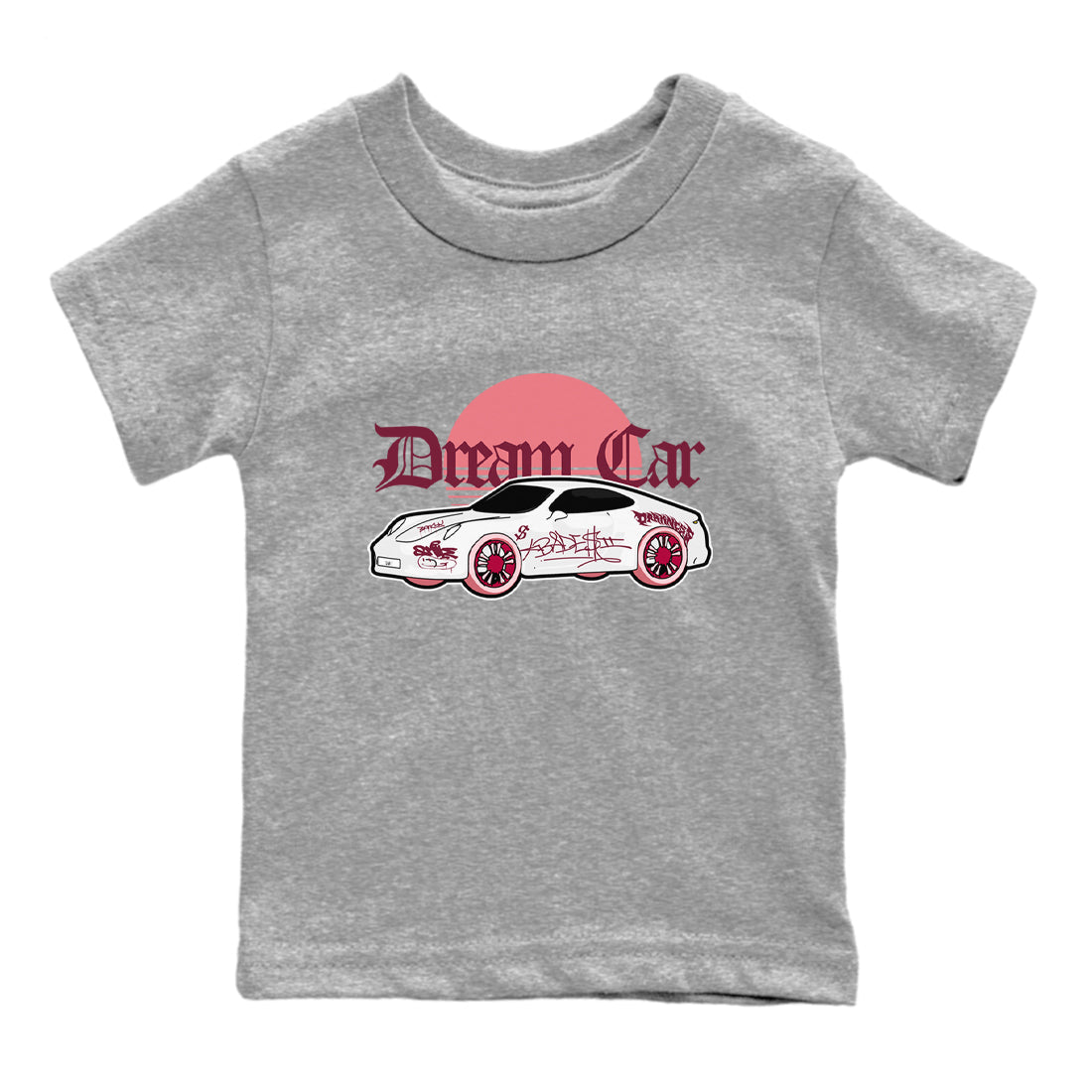 Dunk Valentines Day 2024 shirt to match jordans Dream Car sneaker tees Dunk Valentines Day 2024 SNRT sneaker release tees baby toddler Heather Grey 2 cotton Shirt
