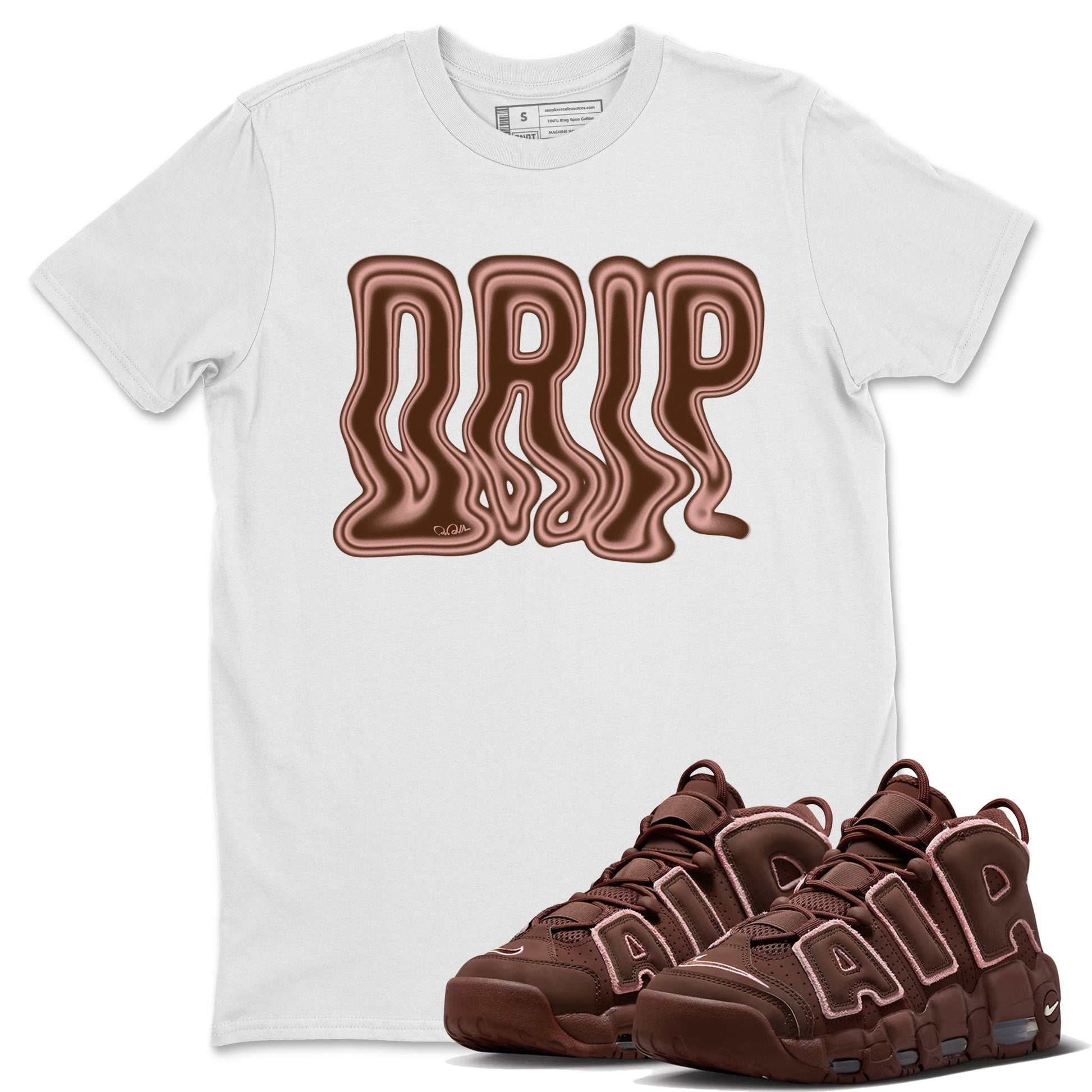 Air More Uptempo Valentines Day Sneaker Match Tees Drip Sneaker Tees Nike Uptempo Valentines Day Sneaker Release Tees Unisex Shirts White 1