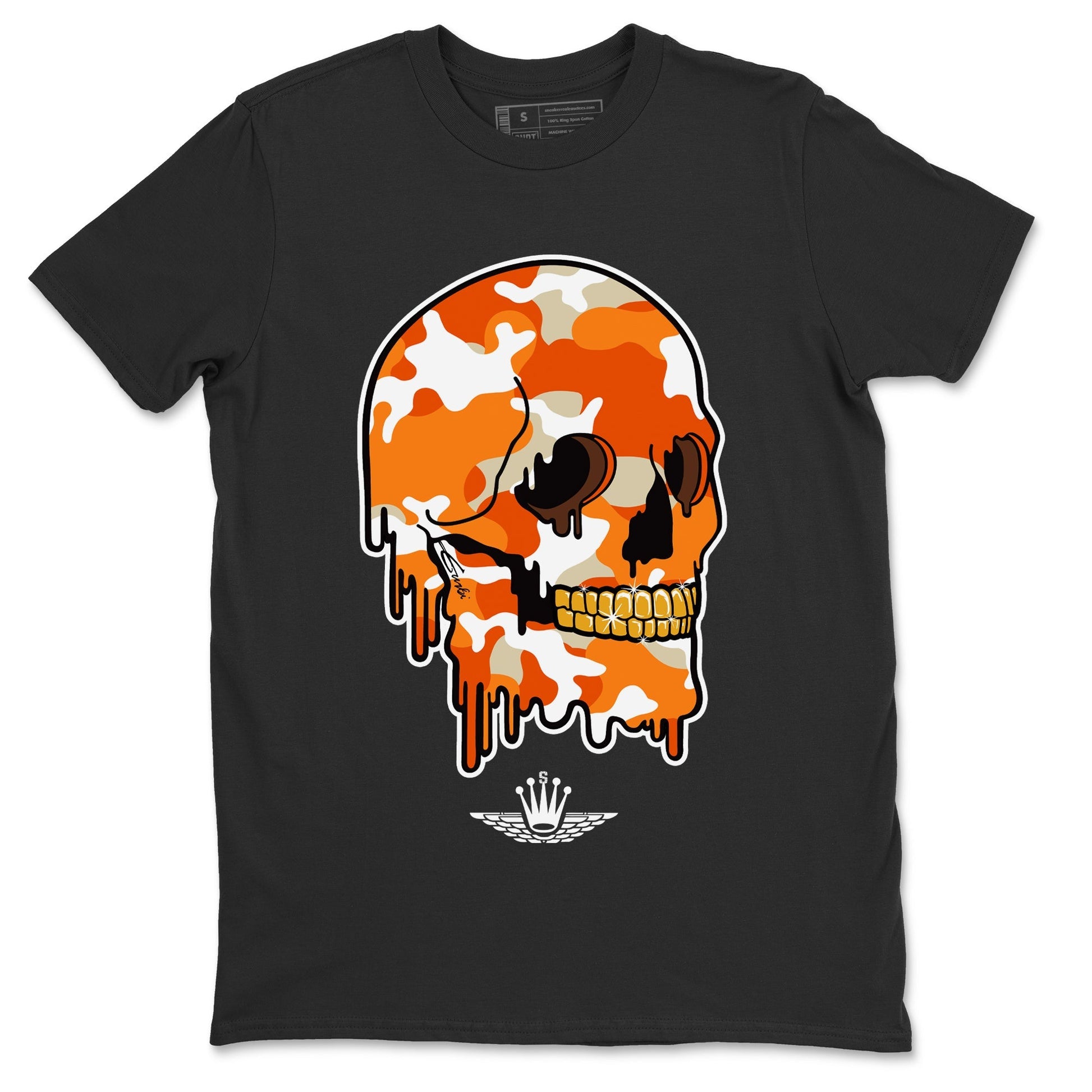 Jordan 1 Starfish unique Halloween sneaker tee Dripping Camo Skull Sneaker Tees Jordan 1 Starfish Sneaker Release Tees Unisex Shirts