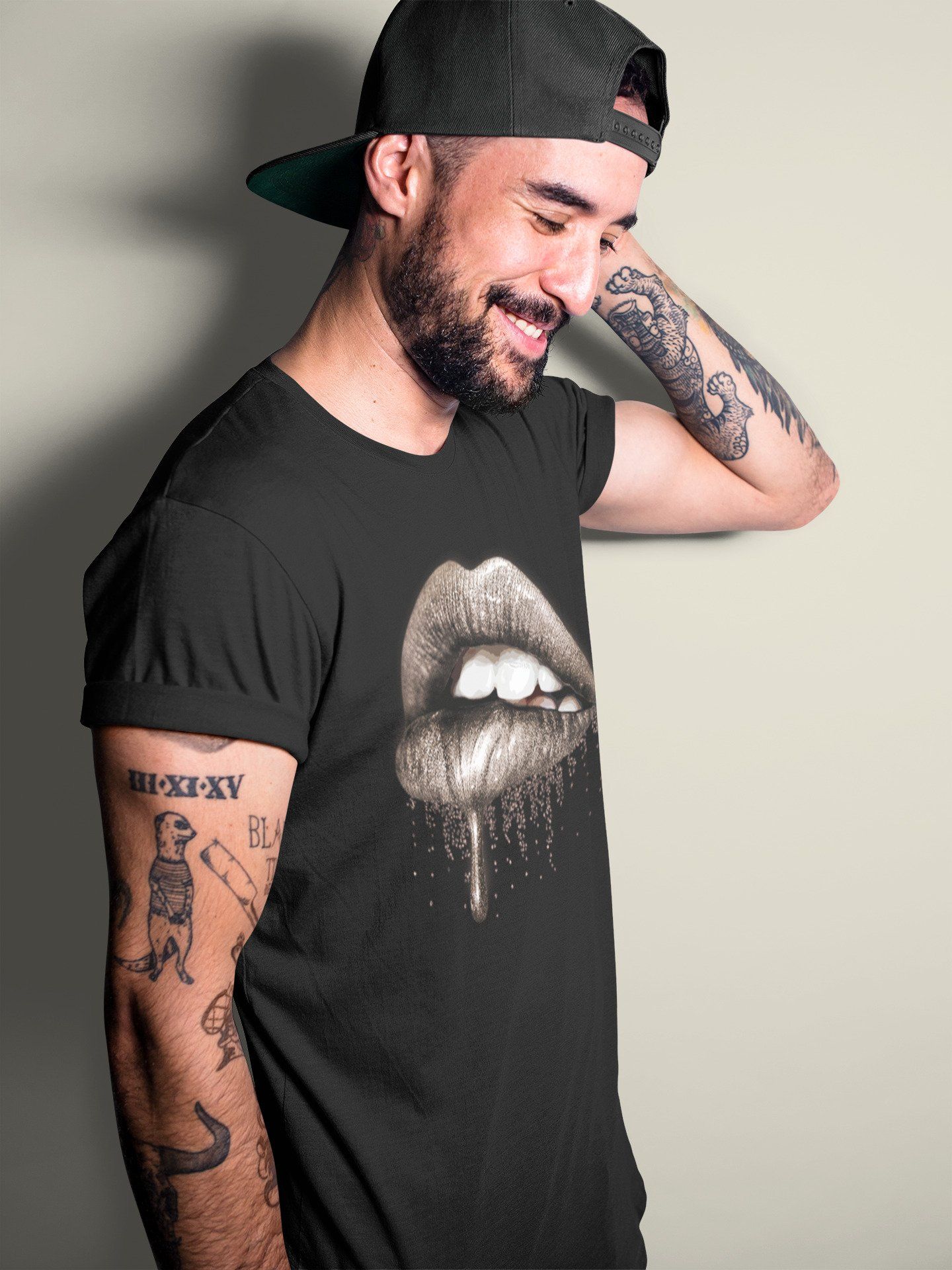 Jordan 4 Taupe Haze Sneaker Match Tees Dripping Lips Sneaker Tees Jordan 4 Taupe Haze Sneaker Release Tees Unisex Shirts