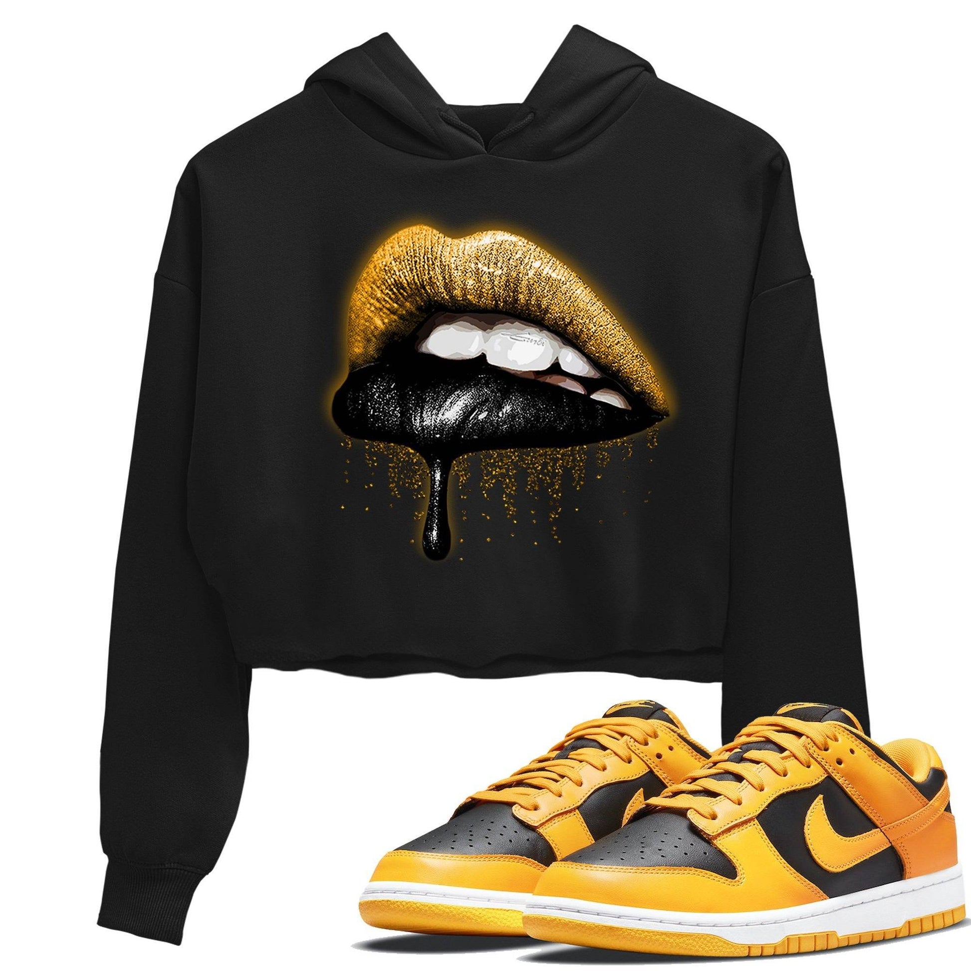 Dunk Championship Goldenrod Sneaker Match Tees Dripping Lips Sneaker Tees Dunk Championship Goldenrod Sneaker Release Tees Women's Shirts