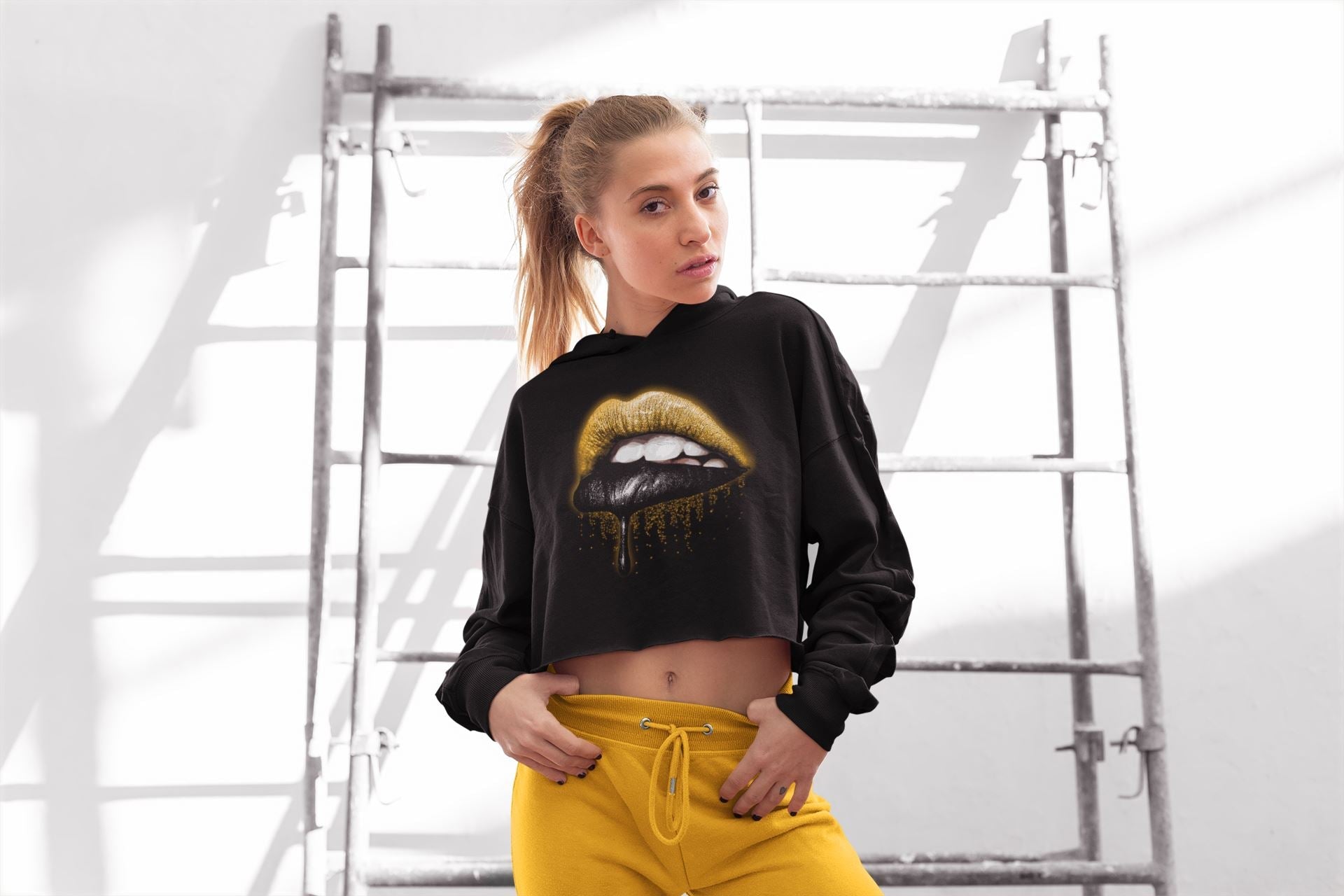 Dunk Championship Goldenrod Sneaker Match Tees Dripping Lips Sneaker Tees Dunk Championship Goldenrod Sneaker Release Tees Women's Shirts