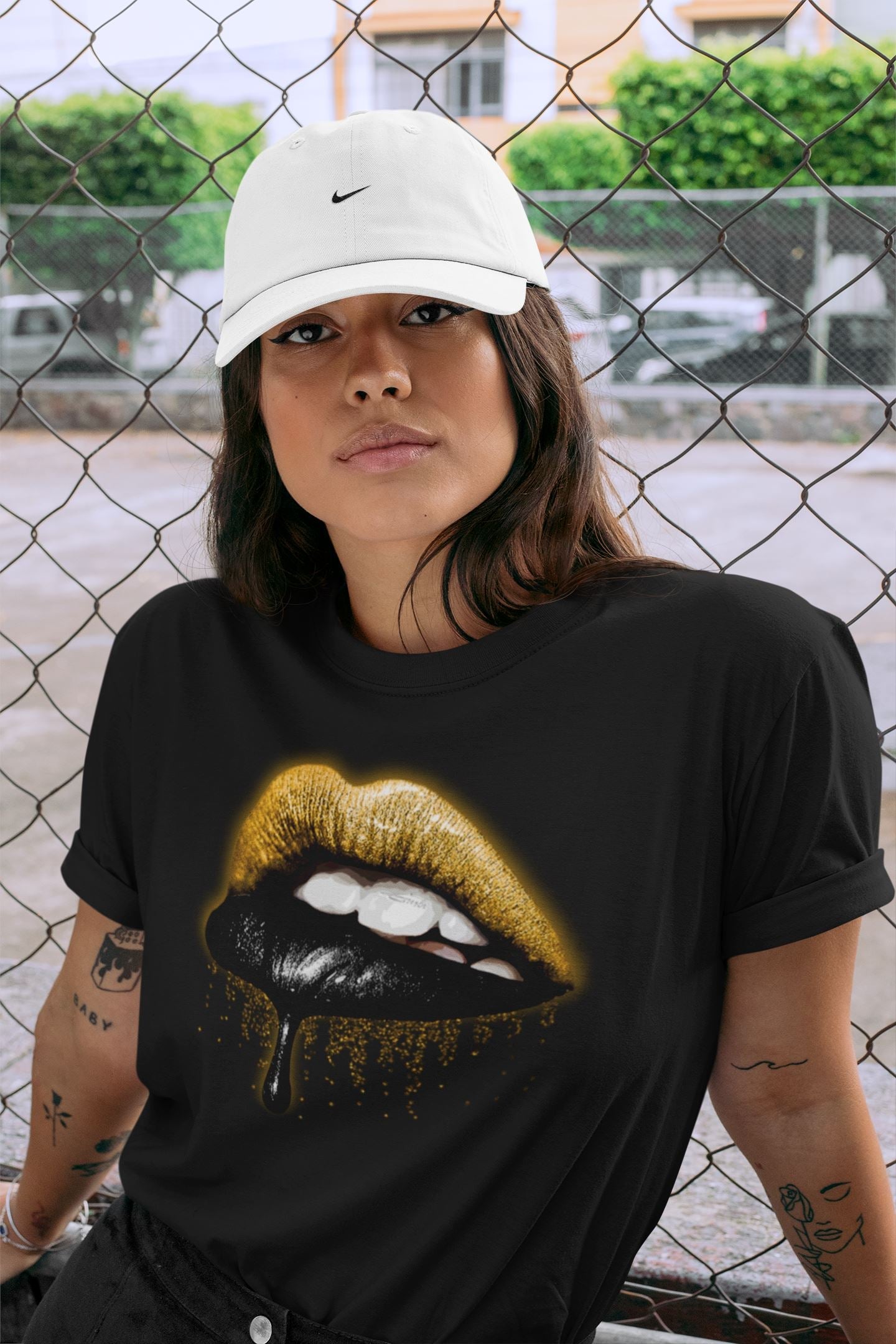 Dunk Championship Goldenrod Sneaker Match Tees Dripping Lips Sneaker Tees Dunk Championship Goldenrod Sneaker Release Tees Unisex Shirts