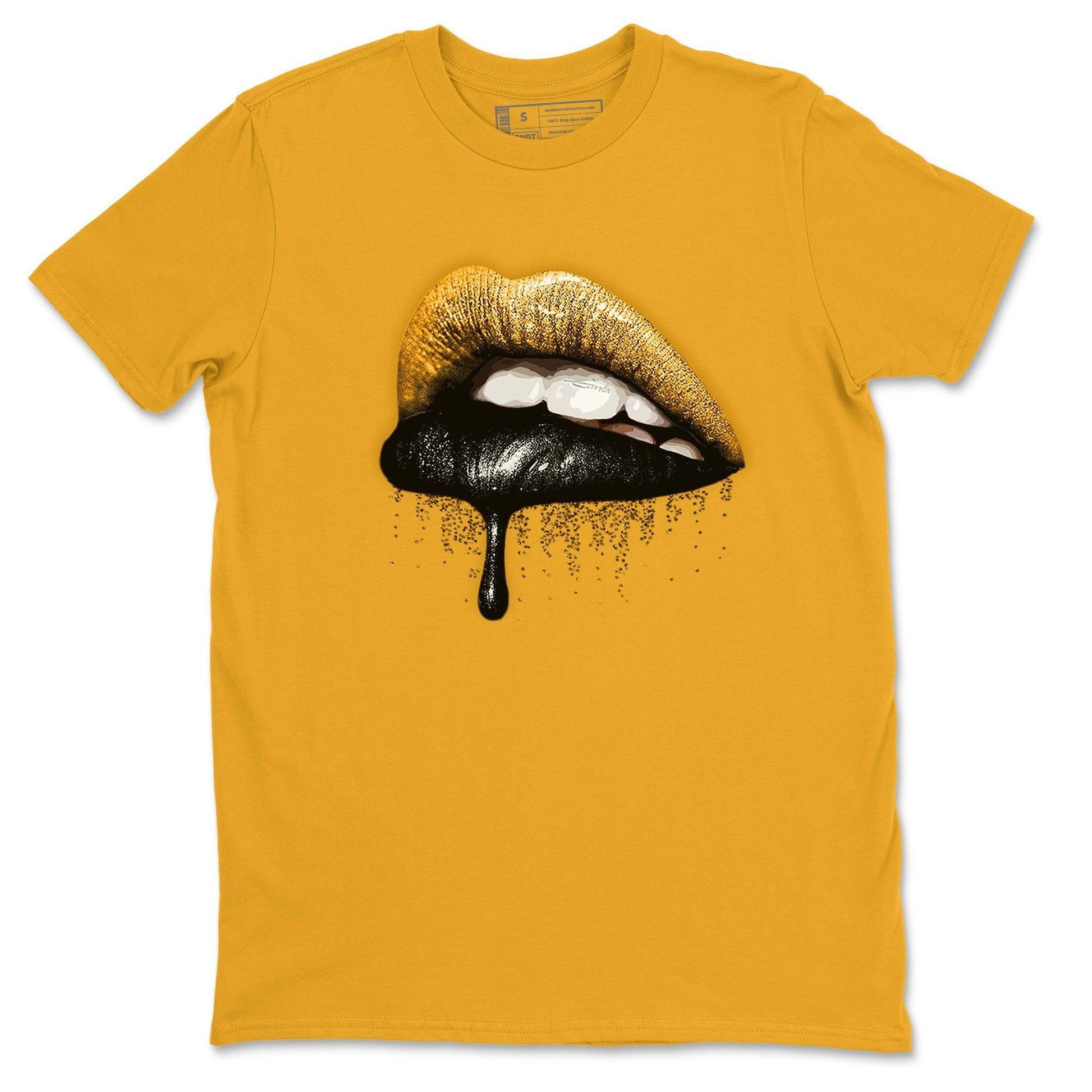 Dunk Championship Goldenrod Sneaker Match Tees Dripping Lips Sneaker Tees Dunk Championship Goldenrod Sneaker Release Tees Unisex Shirts