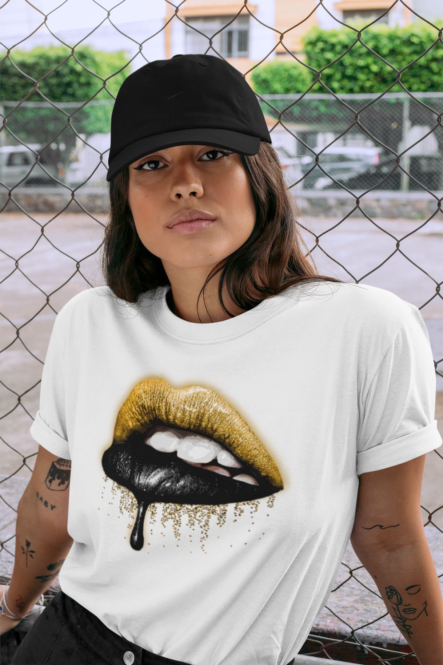 Dunk Championship Goldenrod Sneaker Match Tees Dripping Lips Sneaker Tees Dunk Championship Goldenrod Sneaker Release Tees Unisex Shirts
