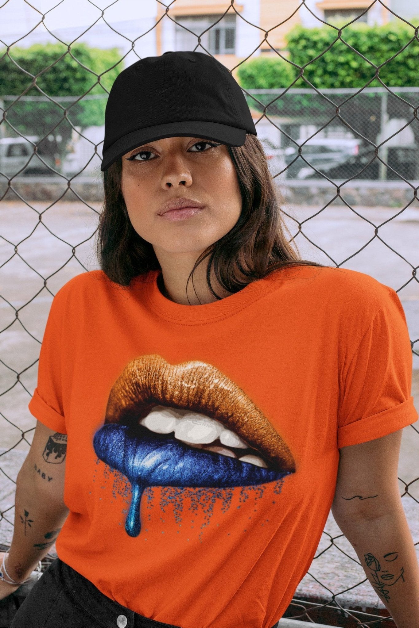 Yeezy 700 Bright Blue Sneaker Match Tees Dripping Lips Sneaker Tees Yeezy 700 Bright Blue Sneaker Release Tees Unisex Shirts