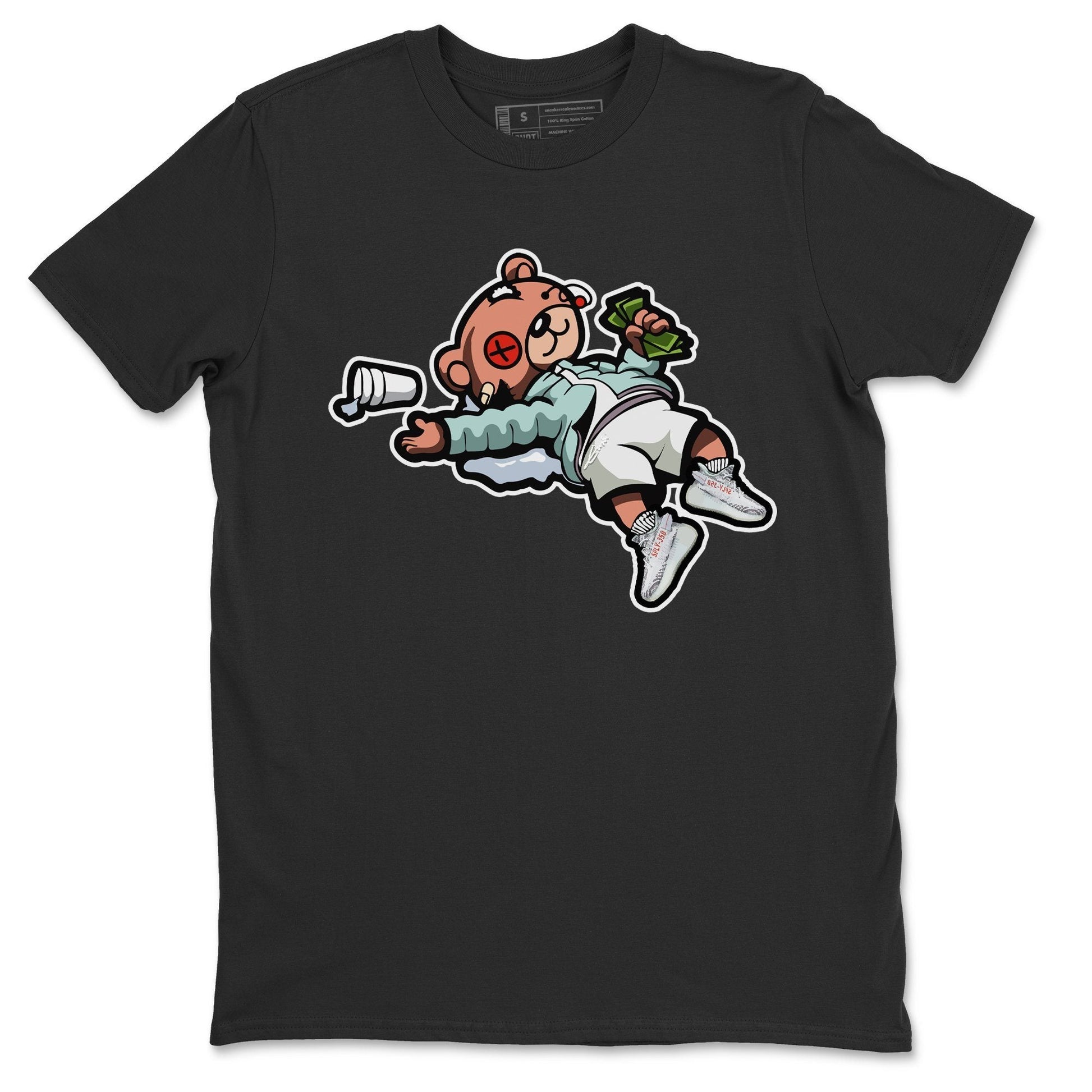Yeezy 350 Blue Tint Sneaker Match Tees Drunk Teddy Bear Sneaker Tees Yeezy 350 Blue Tint Sneaker Release Tees Unisex Shirts