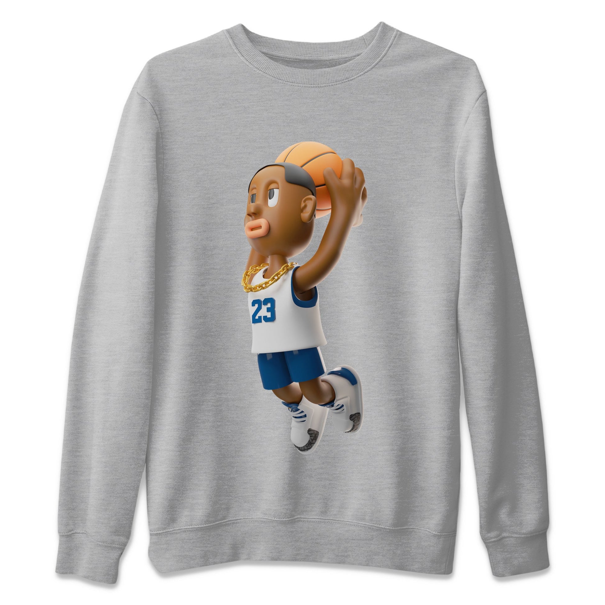 Air Jordan 3 Wizards Sneaker Match Tees Dunkshot Boy Sneaker Tees AJ3 NBA Wizards Sneaker Release Tees Unisex Shirts Heather Grey 2