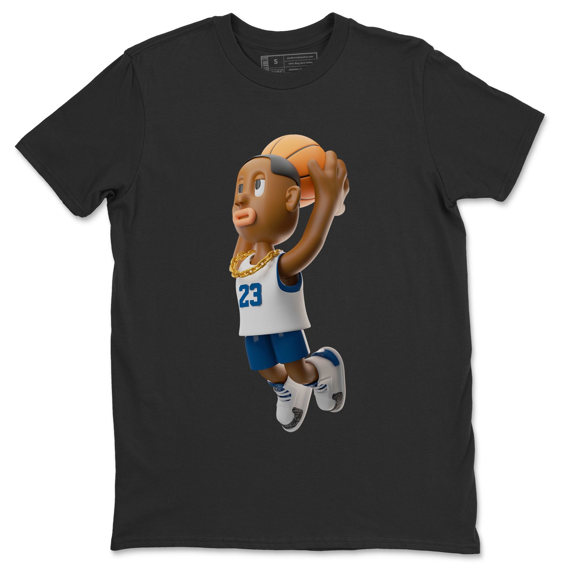 Air Jordan 3 Wizards Sneaker Match Tees Dunkshot Boy Sneaker Tees AJ3 NBA Wizards Sneaker Release Tees Unisex Shirts Black 2