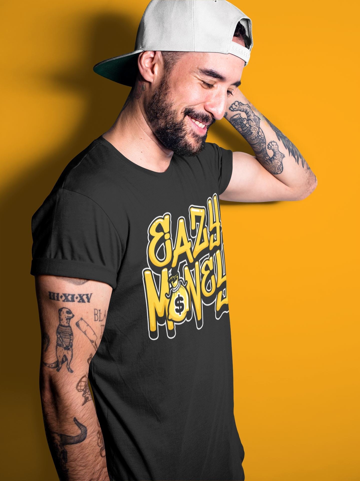 Jordan 1 Yellow Toe Sneaker Match Tees Easy Money Sneaker Tees Jordan 1 Yellow Toe Sneaker Release Tees Unisex Shirts