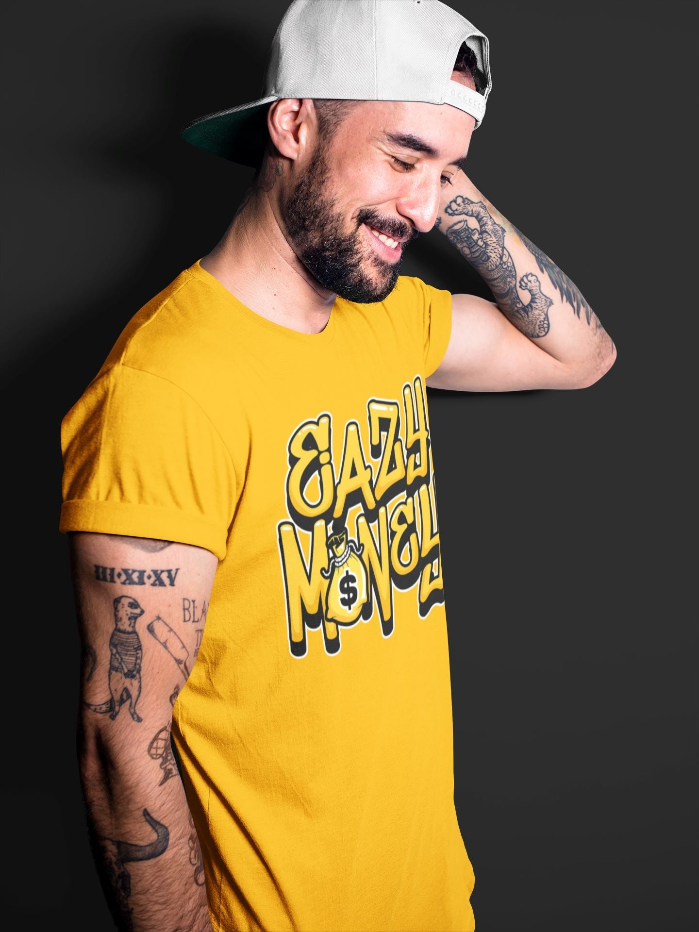Jordan 1 Yellow Toe Sneaker Match Tees Easy Money Sneaker Tees Jordan 1 Yellow Toe Sneaker Release Tees Unisex Shirts