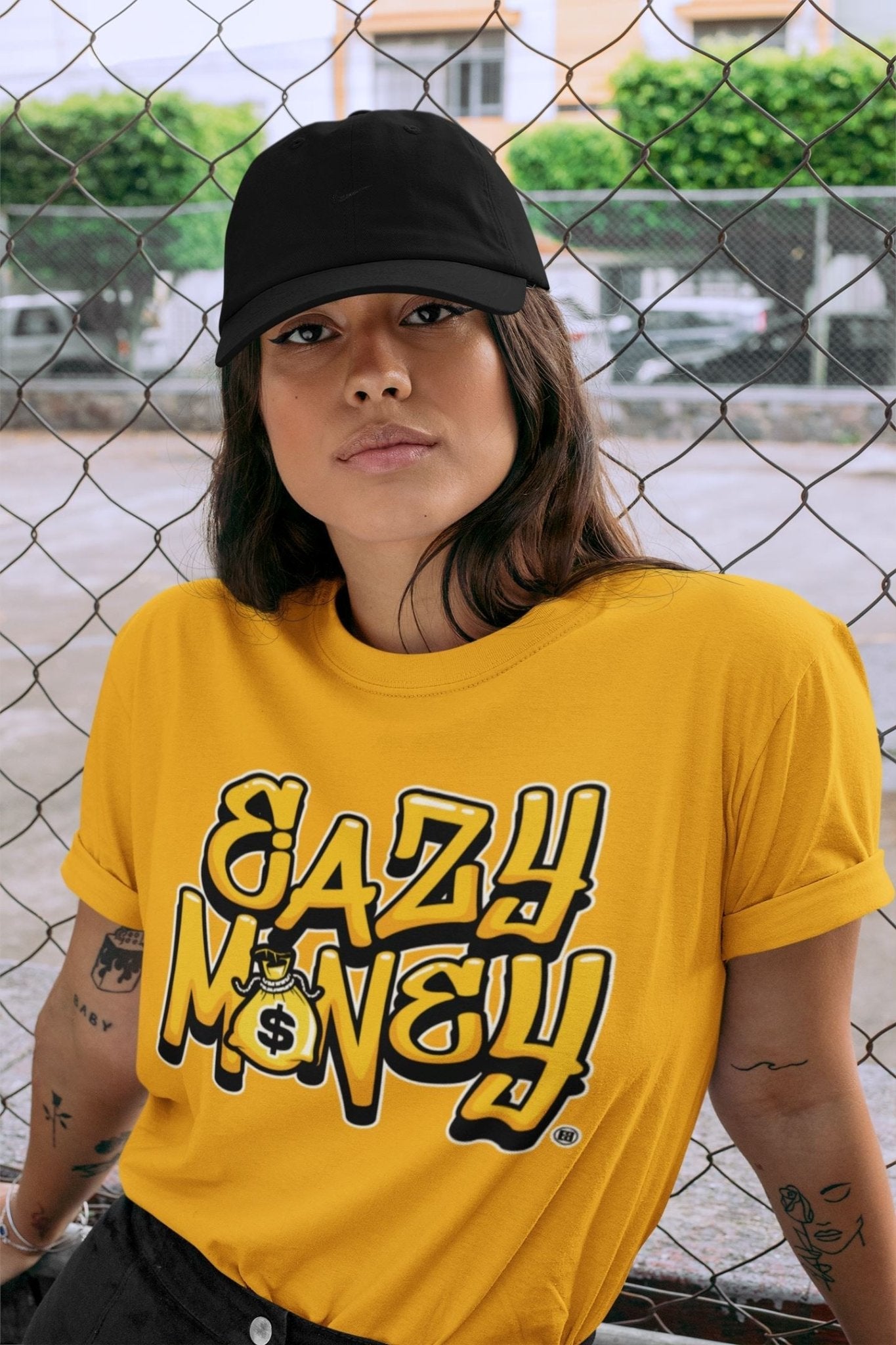 Jordan 1 Yellow Toe Sneaker Match Tees Easy Money Sneaker Tees Jordan 1 Yellow Toe Sneaker Release Tees Unisex Shirts