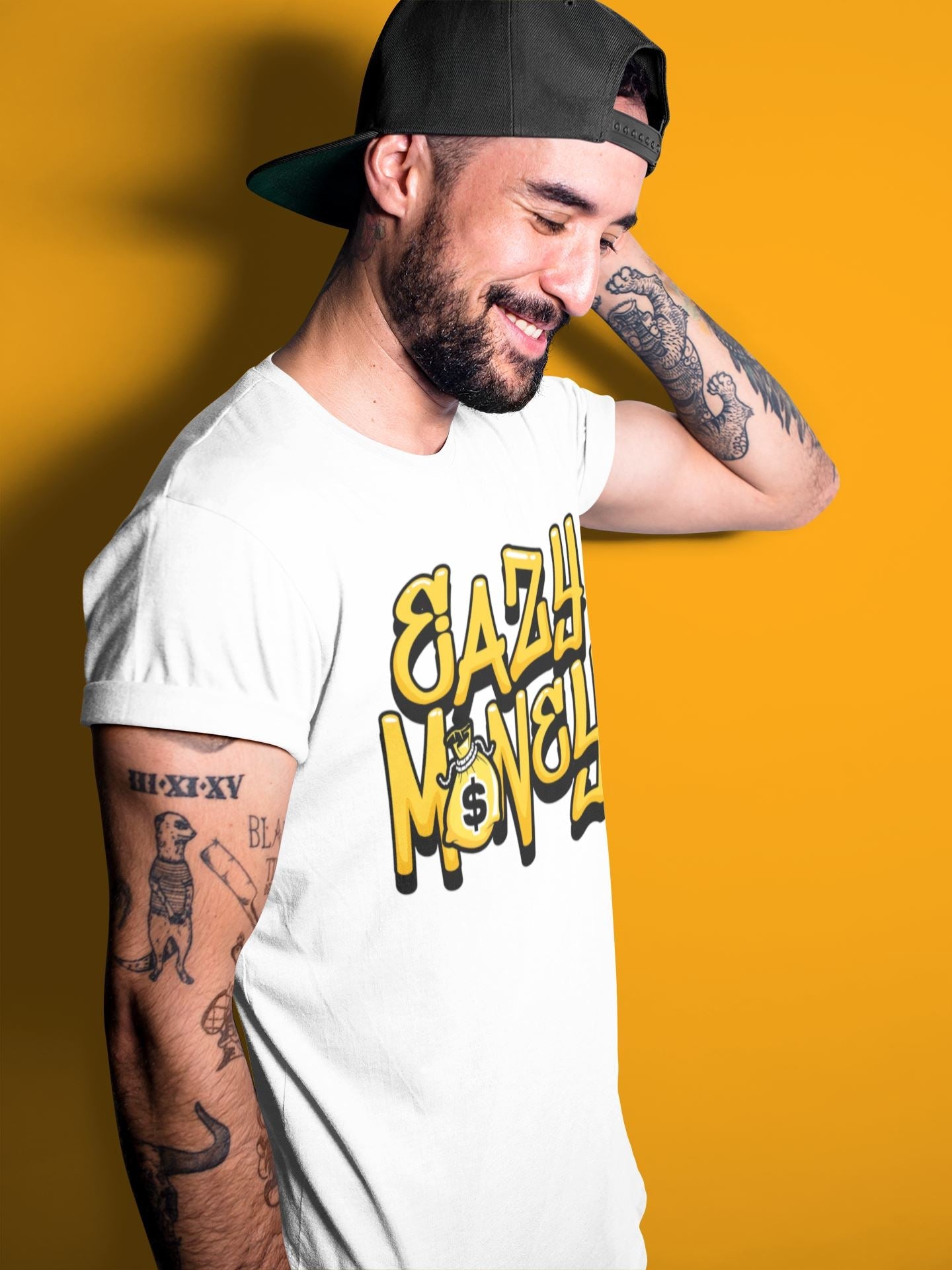 Jordan 1 Yellow Toe Sneaker Match Tees Easy Money Sneaker Tees Jordan 1 Yellow Toe Sneaker Release Tees Unisex Shirts