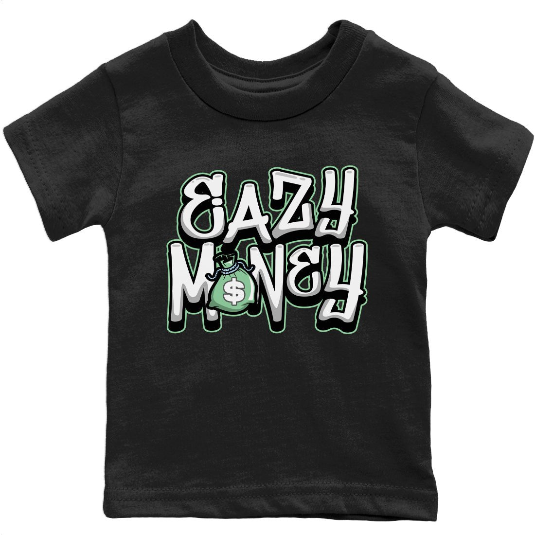 Jordan 6 Mint Foam Sneaker Match Tees Easy Money Sneaker Tees Jordan 6 Mint Foam Sneaker Release Tees Kids Shirts
