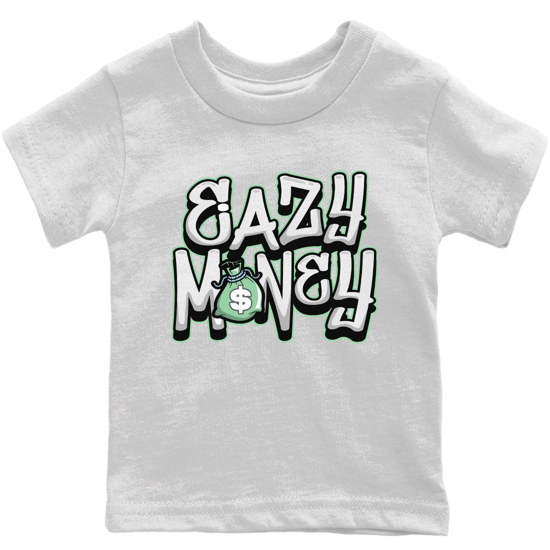 Jordan 6 Mint Foam Sneaker Match Tees Easy Money Sneaker Tees Jordan 6 Mint Foam Sneaker Release Tees Kids Shirts