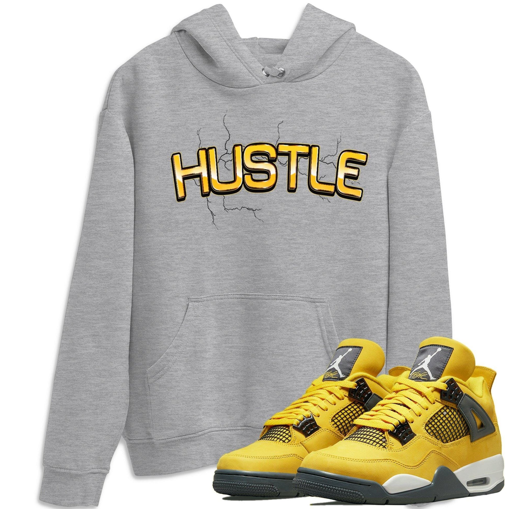 Jordan 4 Lightning Sneaker Match Tees Electric Hustle Sneaker Tees Jordan 4 Lightning Sneaker Release Tees Unisex Shirts