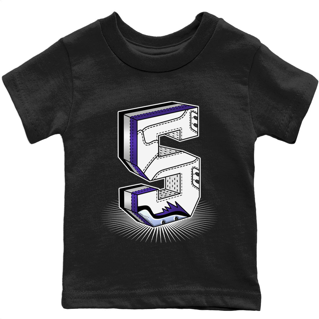 Jordan 5 Concord Sneaker Match Tees Five Statue Sneaker Tees Jordan 5 Concord Sneaker Release Tees Kids Shirts