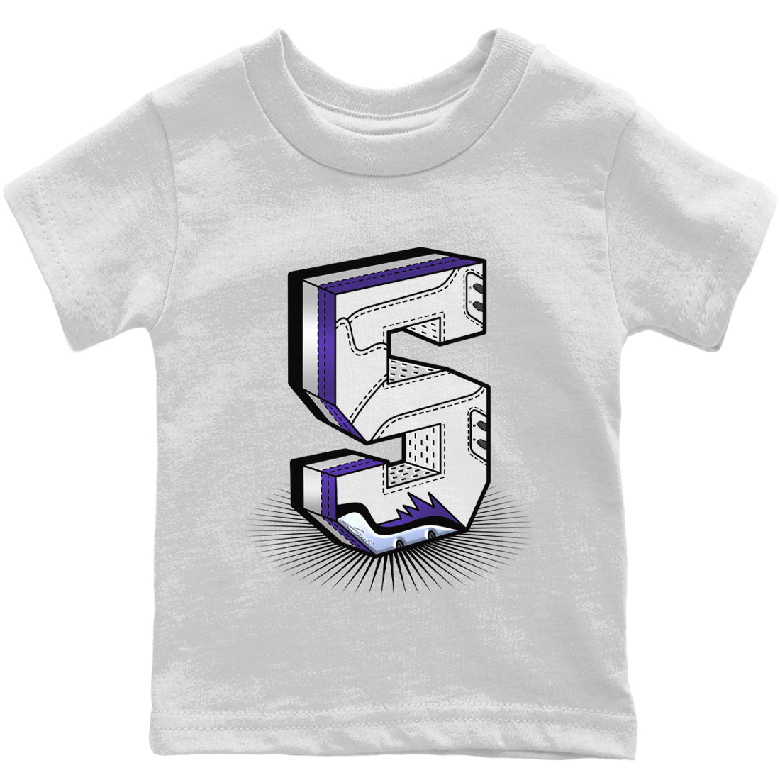 Jordan 5 Concord Sneaker Match Tees Five Statue Sneaker Tees Jordan 5 Concord Sneaker Release Tees Kids Shirts