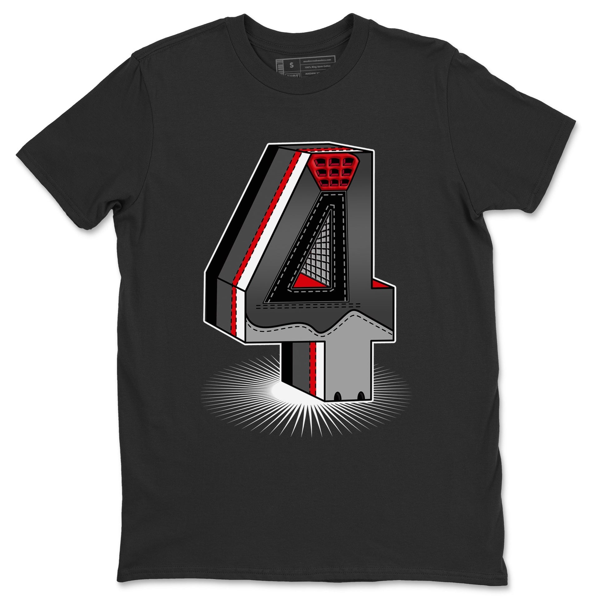 Jordan 4 Infrared Sneaker Match Tees Four Statue Sneaker Tees Jordan 4 Infrared Sneaker Release Tees Unisex Shirts