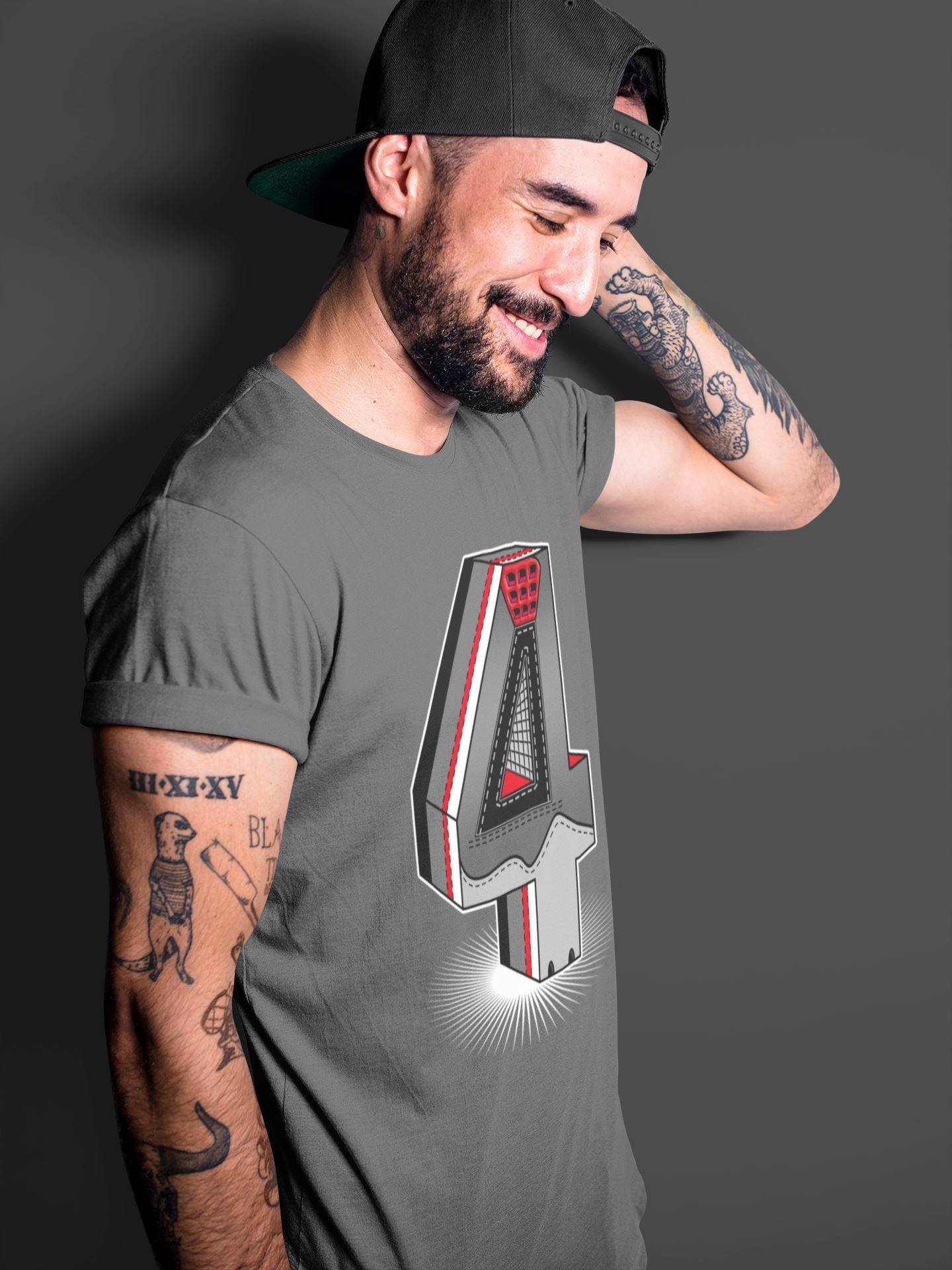 Jordan 4 Infrared Sneaker Match Tees Four Statue Sneaker Tees Jordan 4 Infrared Sneaker Release Tees Unisex Shirts