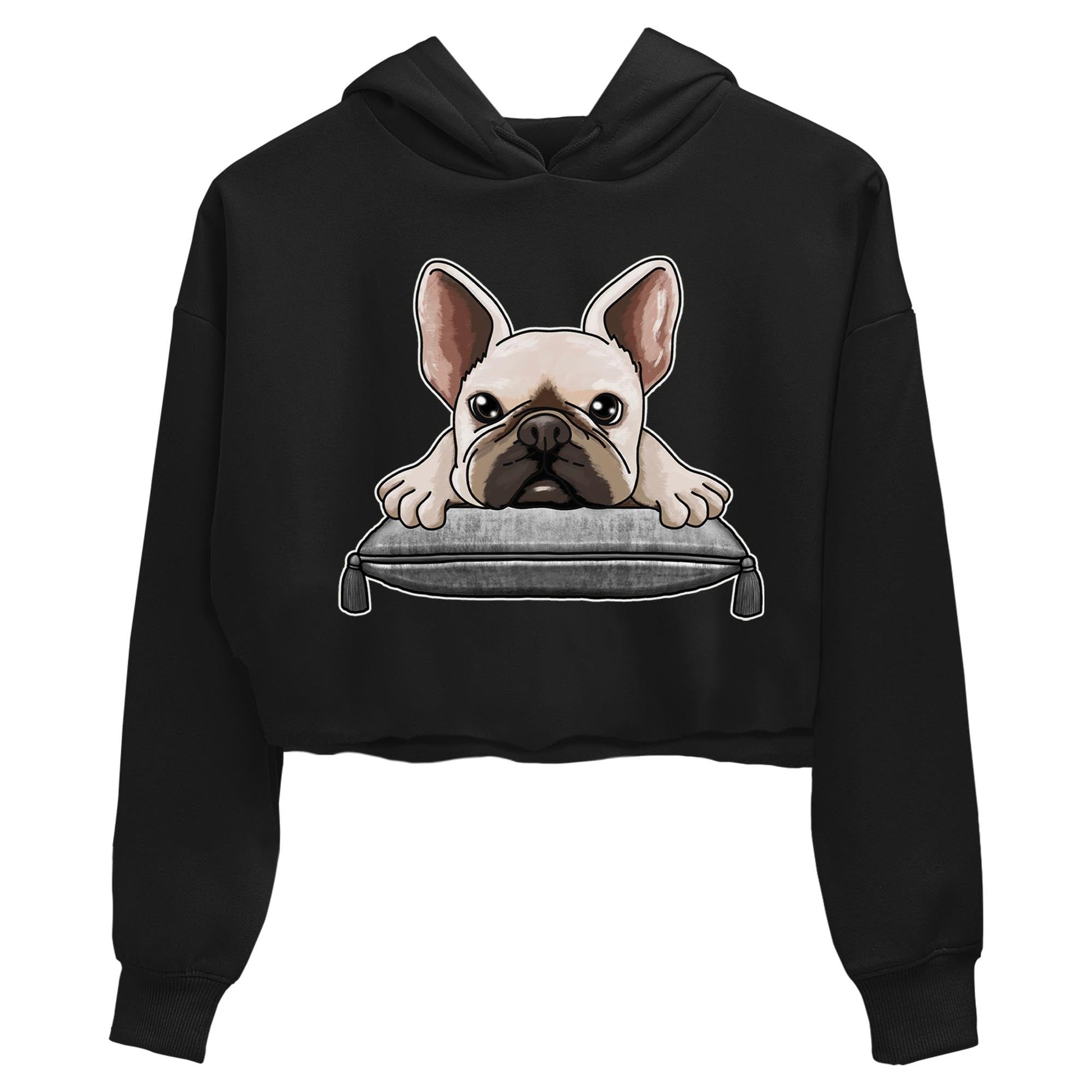 AJ4 Frozen Moments shirt to match jordans French Bulldog sneaker tees Crew Neck AJ4 Frozen Moments SNRT Sneaker Release Tees Black 2 Crop T-Shirt