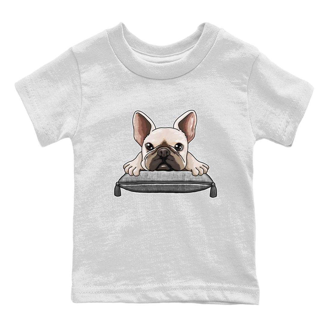 AJ4 Frozen Moments shirt to match jordans French Bulldog sneaker tees Crew Neck AJ4 Frozen Moments SNRT Sneaker Release Tees Baby Toddler White 2 T-Shirt