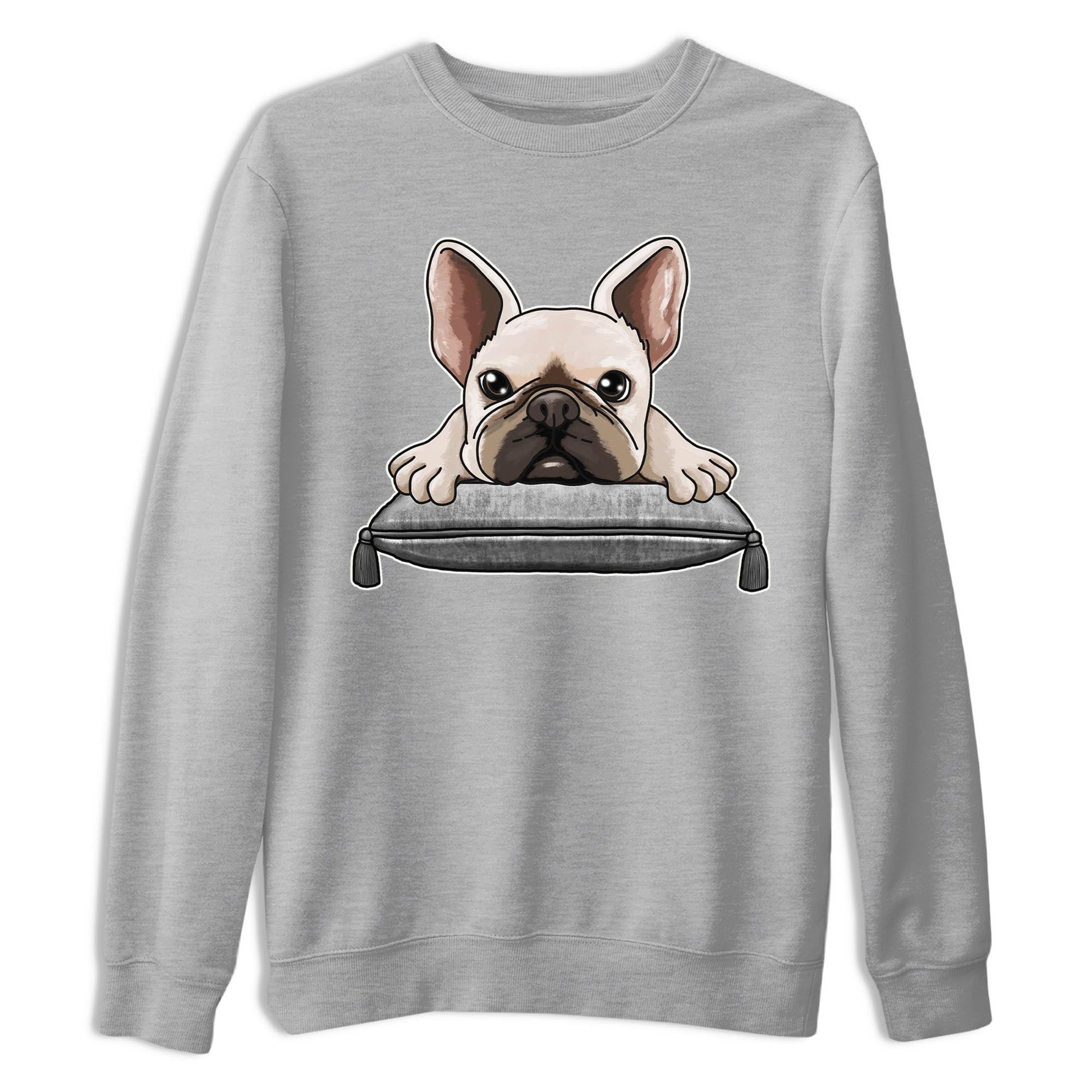 AJ4 Frozen Moments shirt to match jordans French Bulldog sneaker tees Crew Neck AJ4 Frozen Moments SNRT Sneaker Release Tees Unisex Casual Shirts Heather Grey 2 T-Shirt