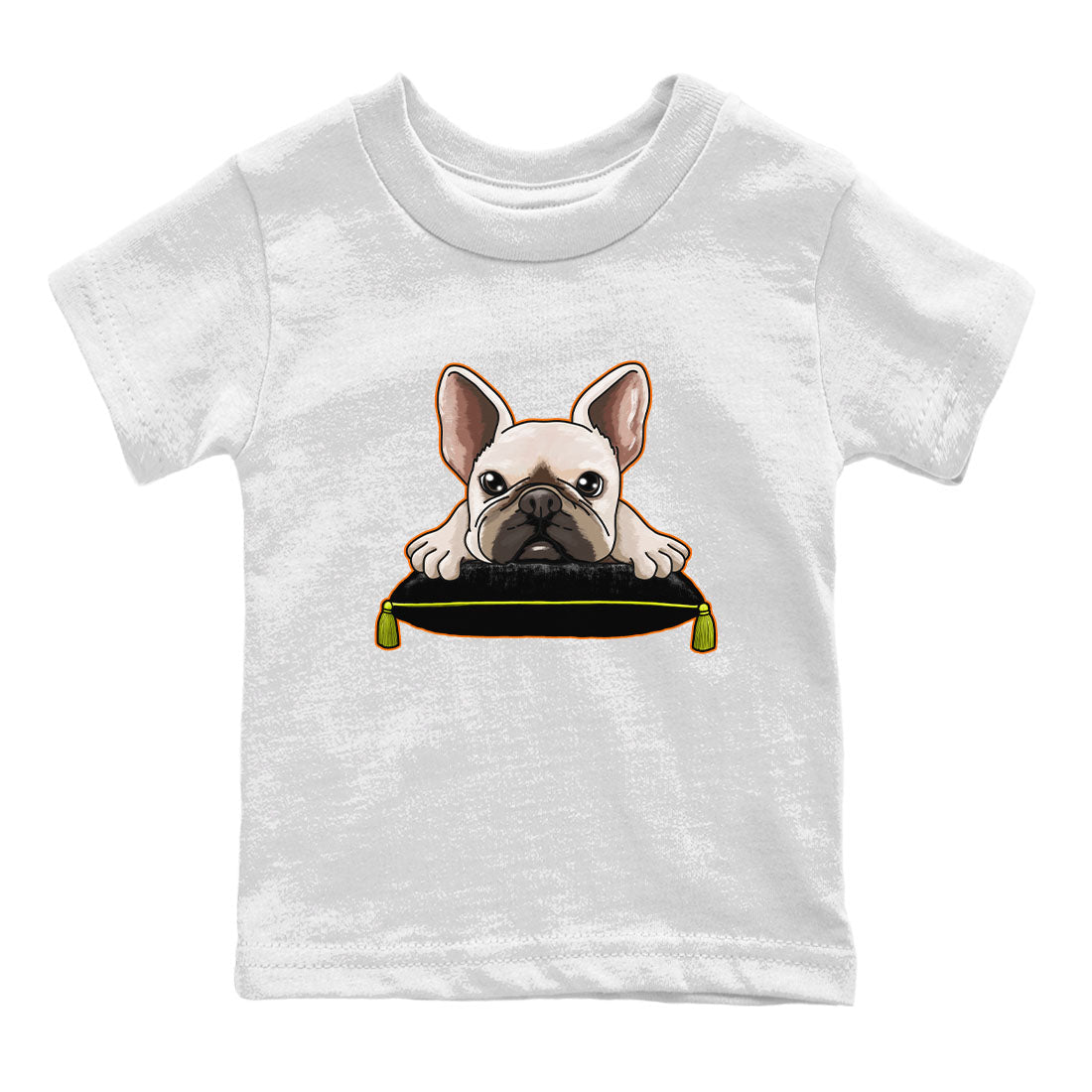 Dunk Mid Premium shirt to match jordans French Bulldog sneaker tees Dunk Mid Halloween SNRT Sneaker Tees Sneaker Matching Clothing Brand Baby Toddler White 2 T-Shirt