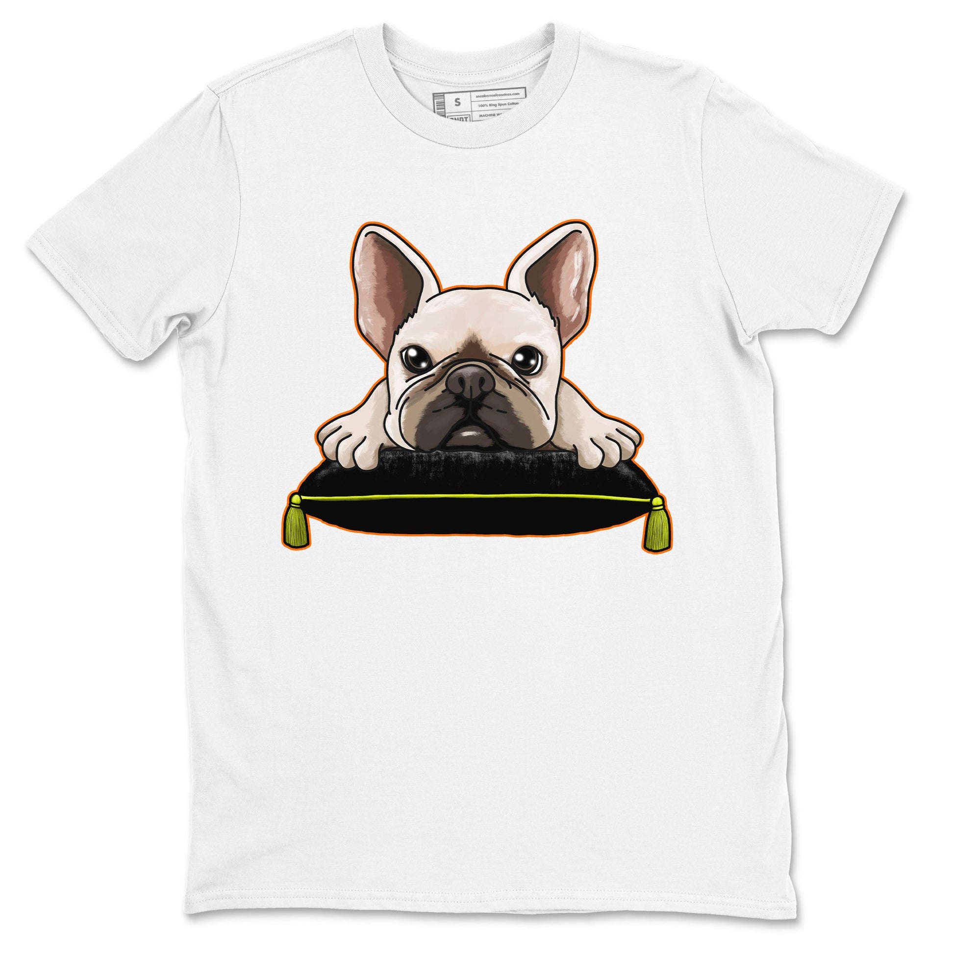 Dunk Mid Premium shirt to match jordans French Bulldog sneaker tees Dunk Mid Halloween SNRT Sneaker Tees Sneaker Matching Clothing Brand Unisex Sneaker Tee White 2 T-Shirt
