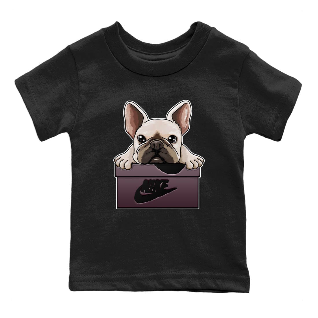 Jordan 4 A Ma Maniere Sneaker Match Tees French Bulldog Sneaker Tees Jordan 4 A Ma Maniere Sneaker Release Tees Kids Shirts