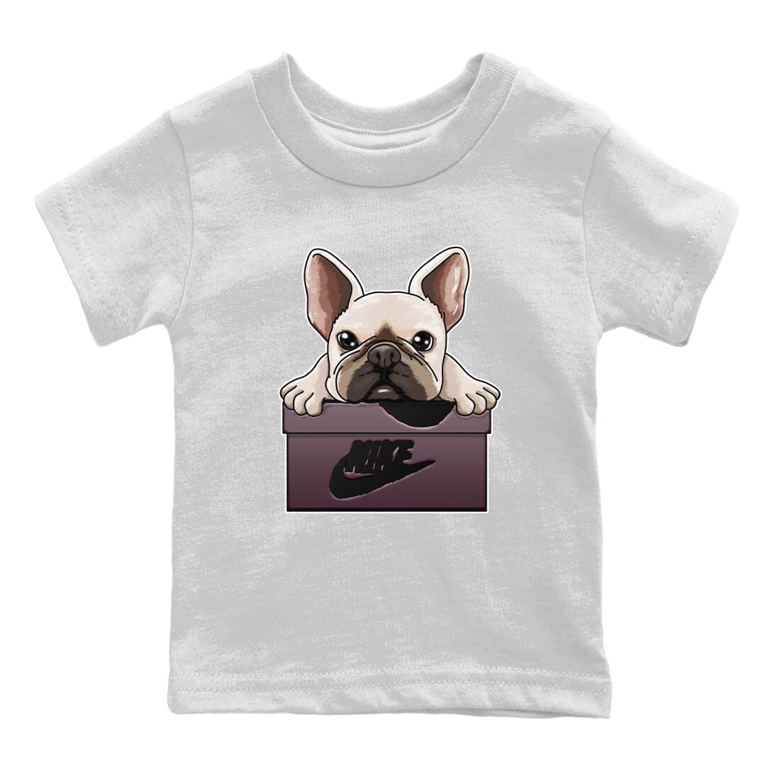 Jordan 4 A Ma Maniere Sneaker Match Tees French Bulldog Sneaker Tees Jordan 4 A Ma Maniere Sneaker Release Tees Kids Shirts