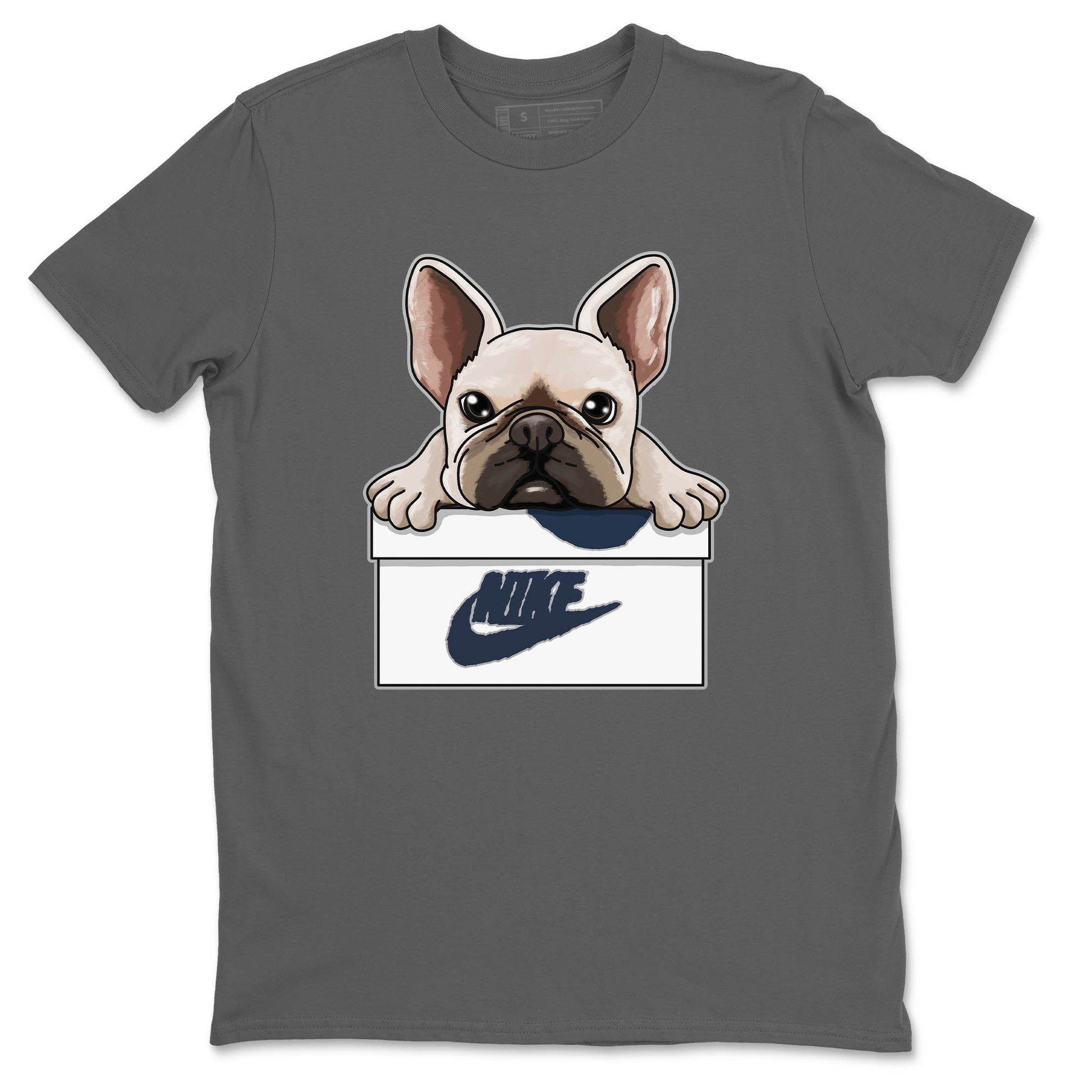Jordan 4 Midnight Navy Sneaker Match Tees French Bulldog Sneaker Tees Jordan 4 Midnight Navy Sneaker Release Tees Unisex Shirts