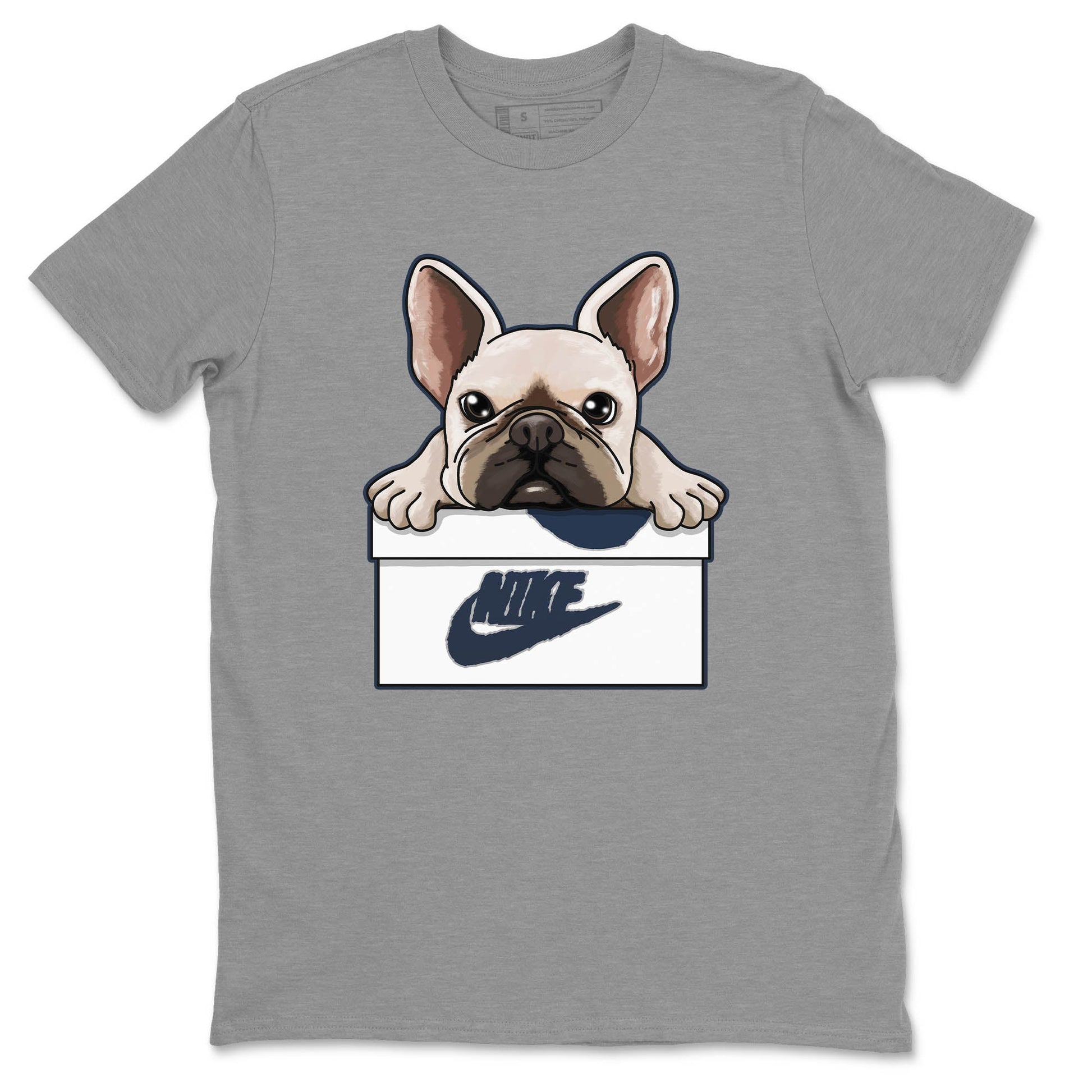 Jordan 4 Midnight Navy Sneaker Match Tees French Bulldog Sneaker Tees Jordan 4 Midnight Navy Sneaker Release Tees Unisex Shirts