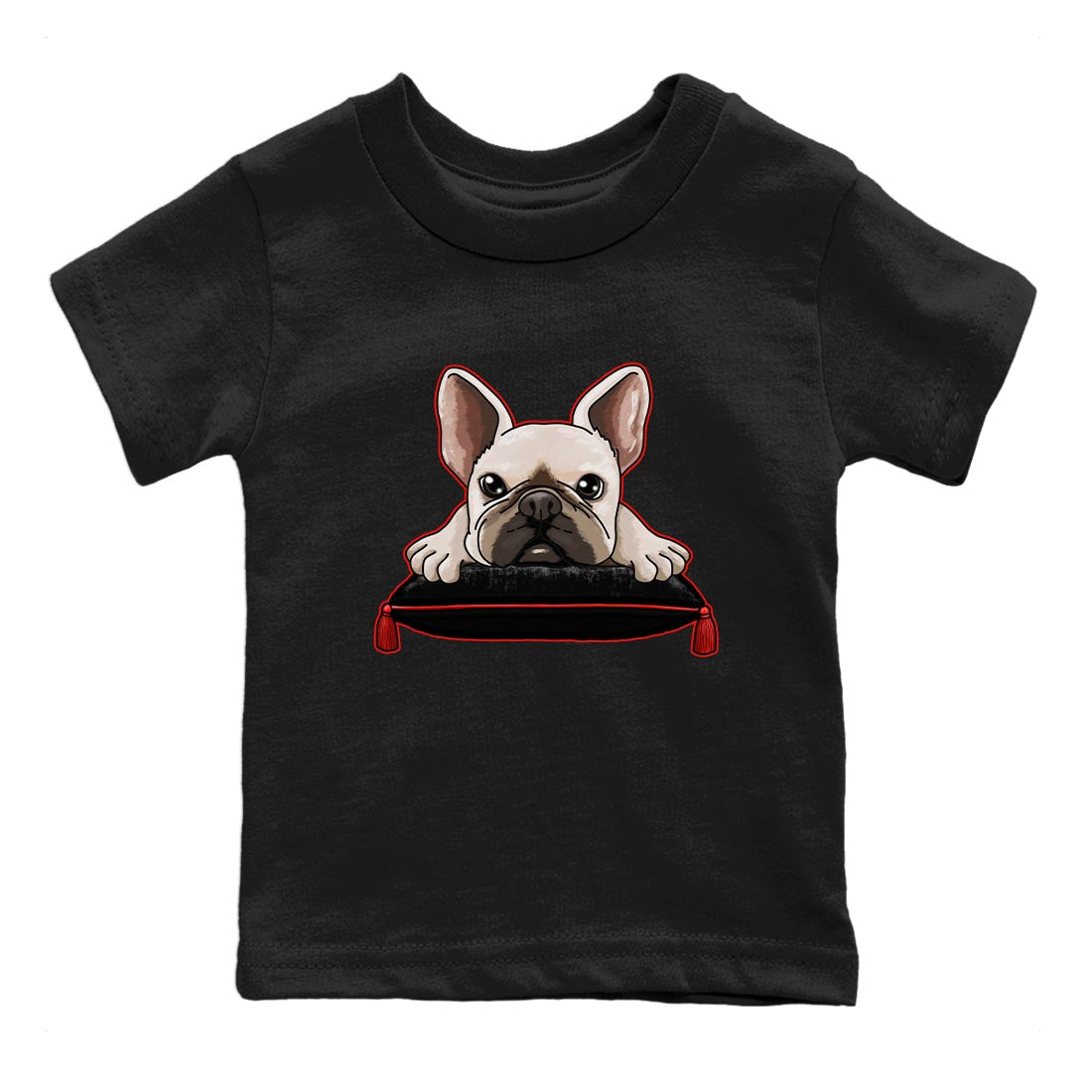 Yeezy 350 Bred shirt to match jordans French Bulldog sneaker tees Yeezy Boost 350 V2 Bred SNRT Sneaker Release Tees Baby Toddler Black 2 T-Shirt