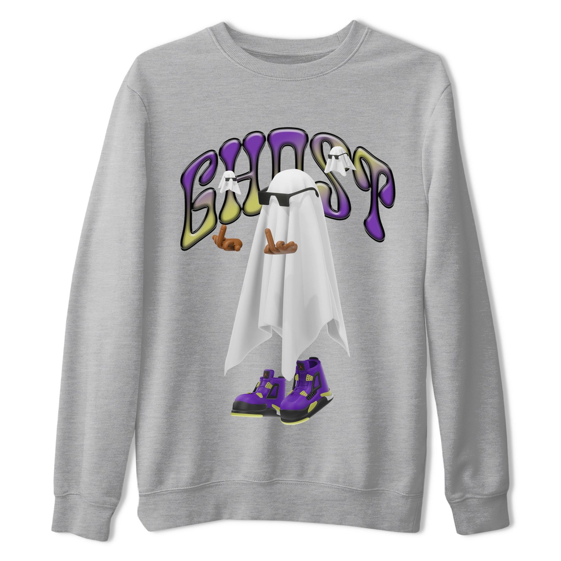 Air Jordan 4 Canyon shirt to match jordans Ghost Gang sneaker tees Air Jordan 4 Canyon SNRT Sneaker Release Tees Unisex Heather Grey 2 T-Shirt
