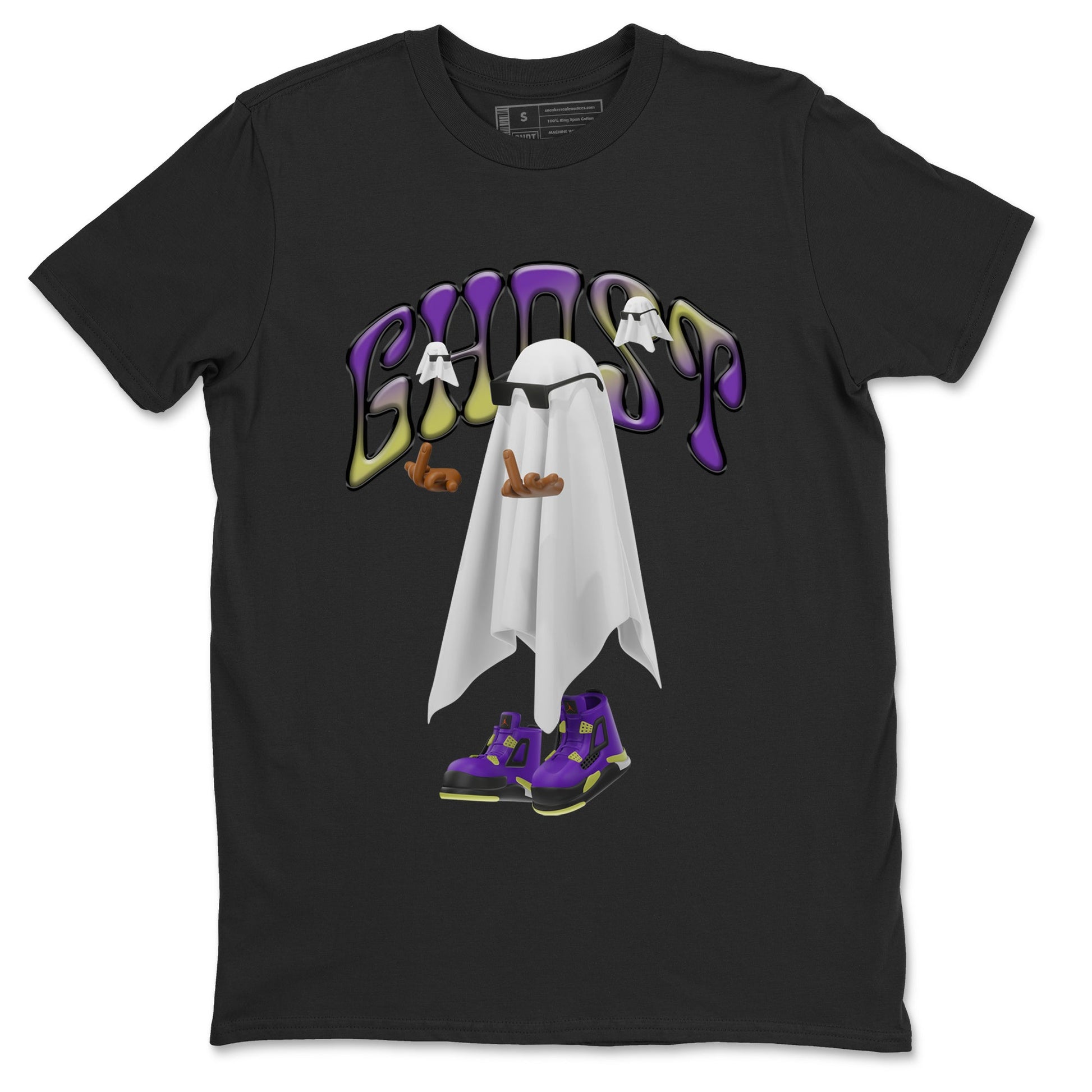 Air Jordan 4 Canyon shirt to match jordans Ghost Gang sneaker tees Air Jordan 4 Canyon SNRT Sneaker Release Tees Unisex Black 2 T-Shirt
