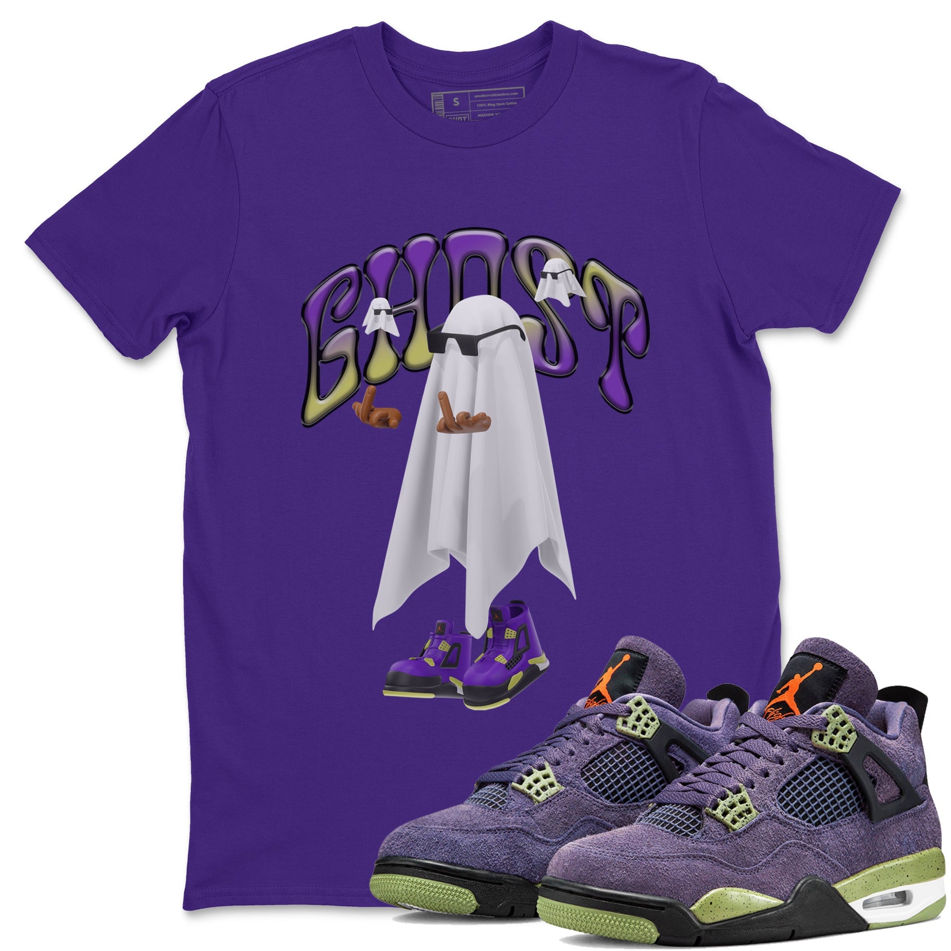 Air Jordan 4 Canyon shirt to match jordans Ghost Gang sneaker tees Air Jordan 4 Canyon SNRT Sneaker Release Tees Unisex Purple 1 T-Shirt