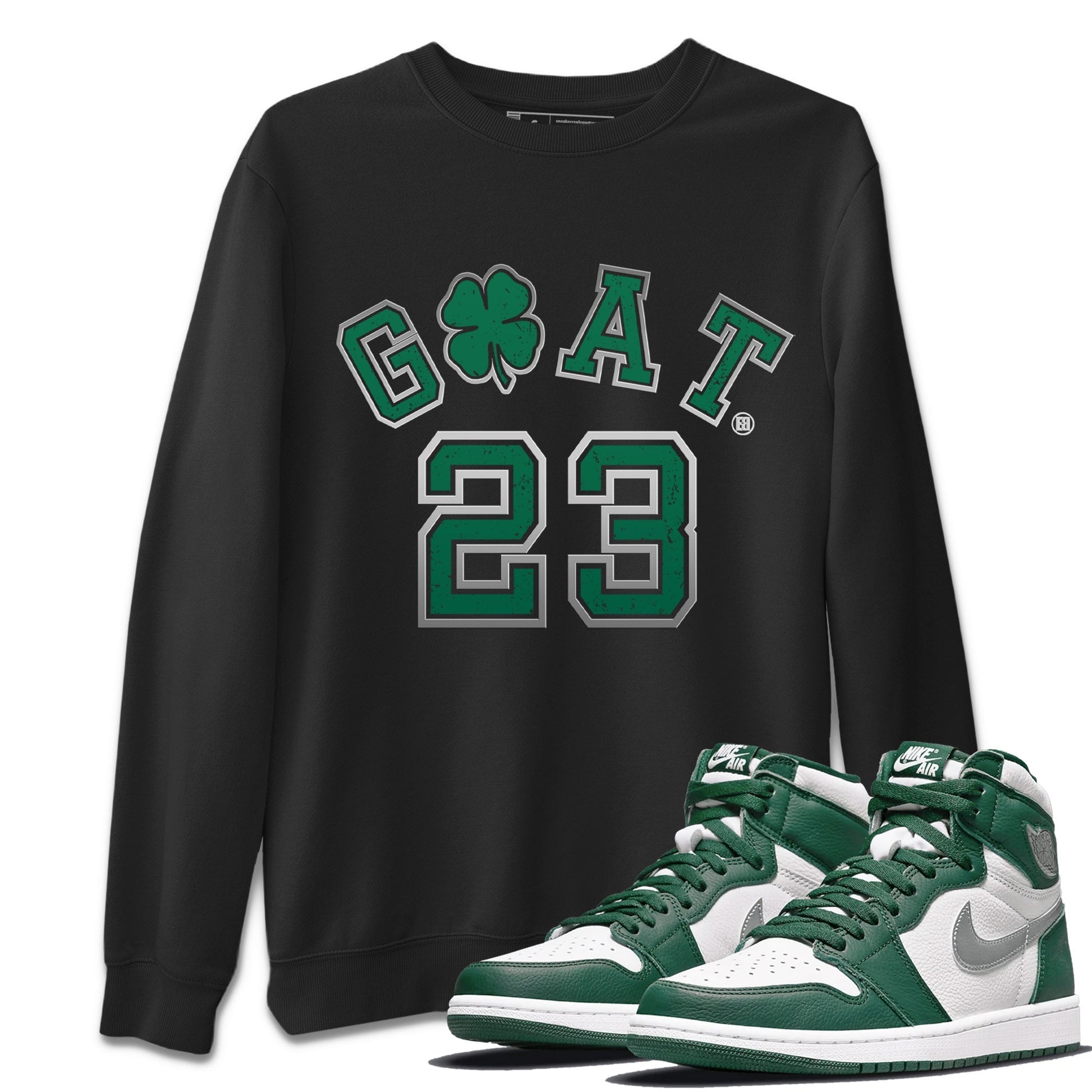 Jordan 1 Gorge Green Sneaker Match Tees Goat 23 Sneaker Tees Jordan 1 Gorge Green Sneaker Release Tees Unisex Shirts