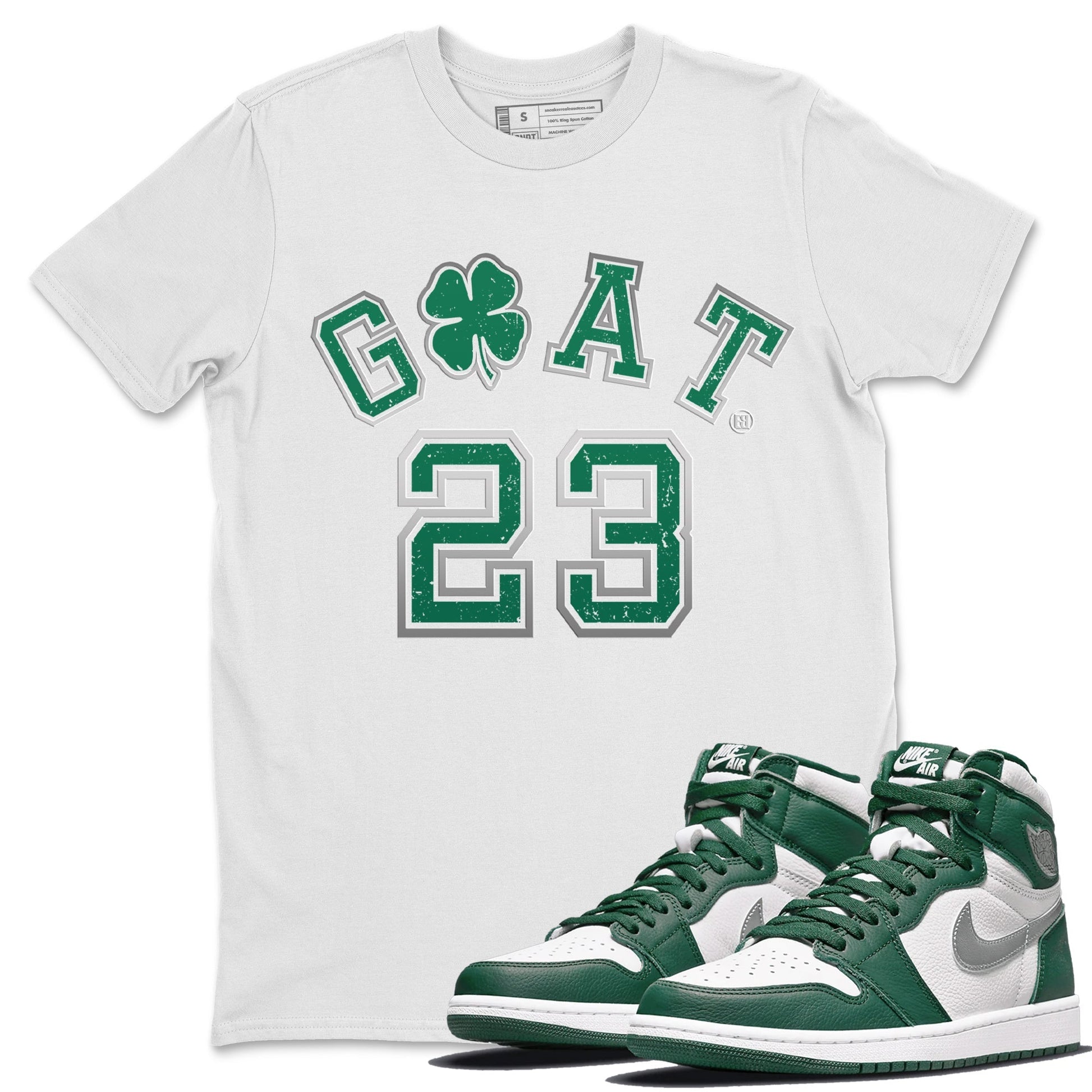 Jordan 1 Gorge Green Sneaker Match Tees Goat 23 Sneaker Tees Jordan 1 Gorge Green Sneaker Release Tees Unisex Shirts