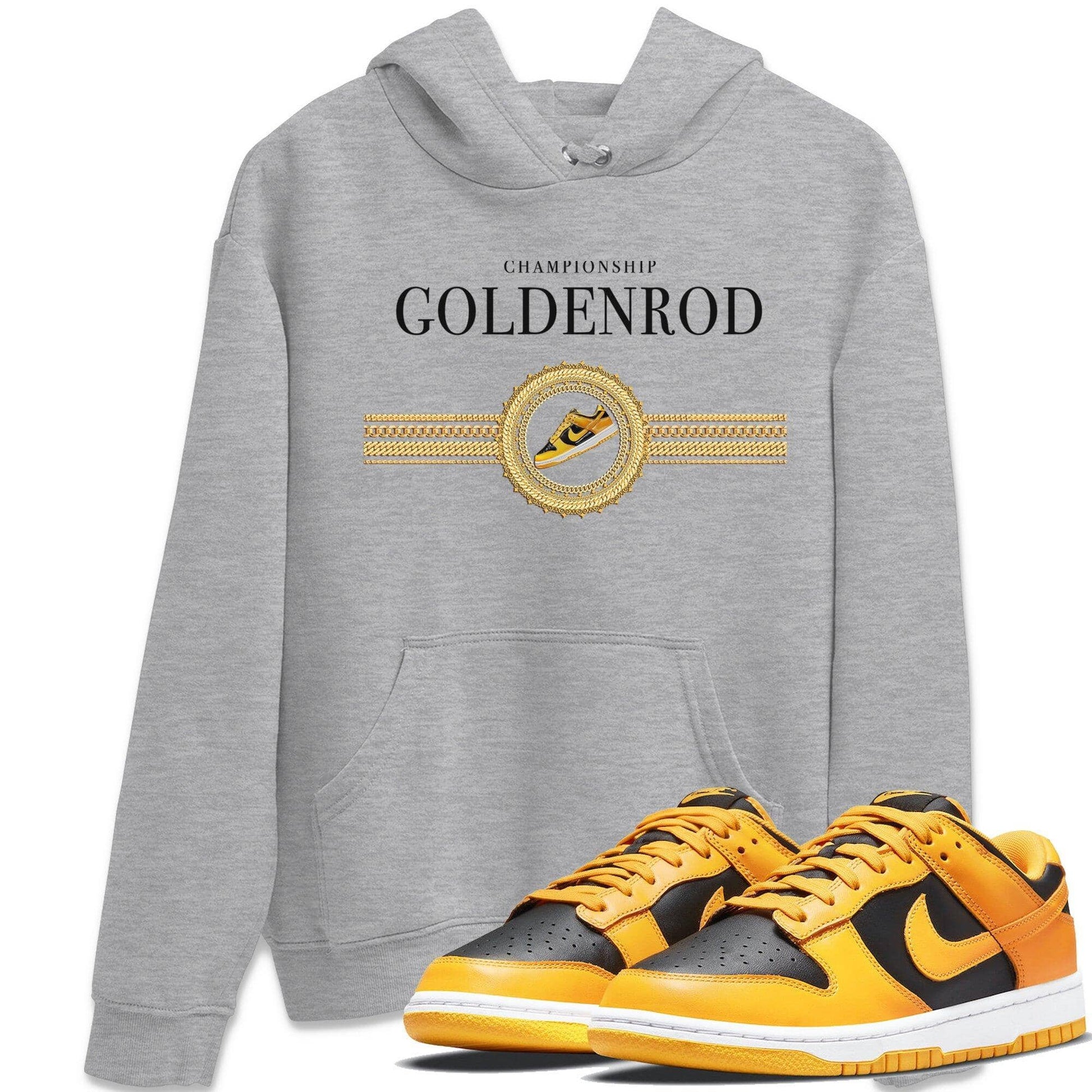 Dunk Championship Goldenrod Sneaker Match Tees Gold Chains Sneaker Tees Dunk Championship Goldenrod Sneaker Release Tees Unisex Shirts