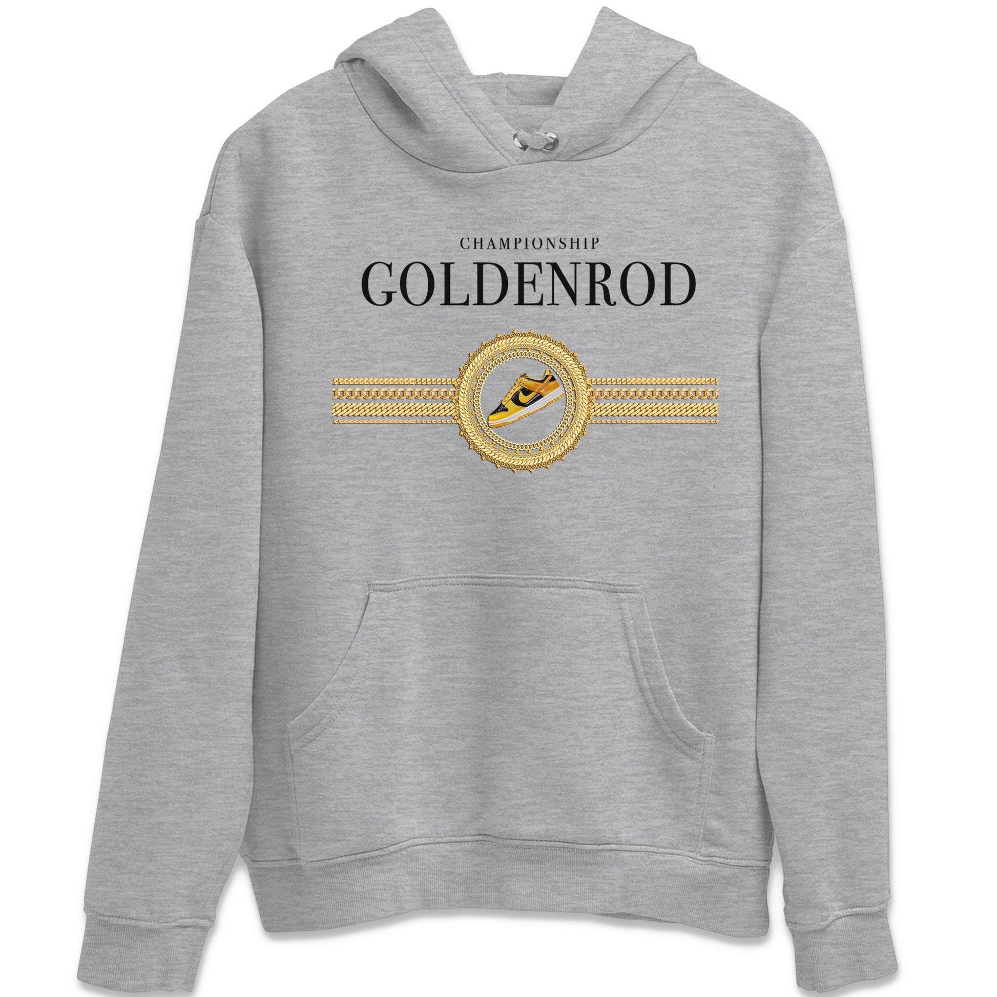 Dunk Championship Goldenrod Sneaker Match Tees Gold Chains Sneaker Tees Dunk Championship Goldenrod Sneaker Release Tees Unisex Shirts