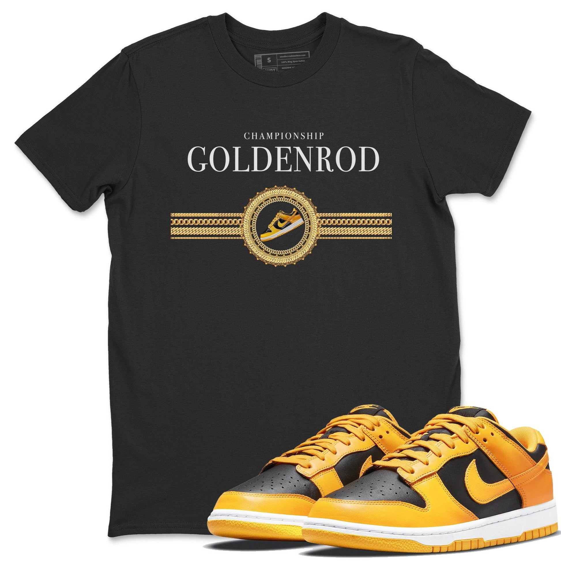 Dunk Championship Goldenrod Sneaker Match Tees Gold Chains Sneaker Tees Dunk Championship Goldenrod Sneaker Release Tees Unisex Shirts