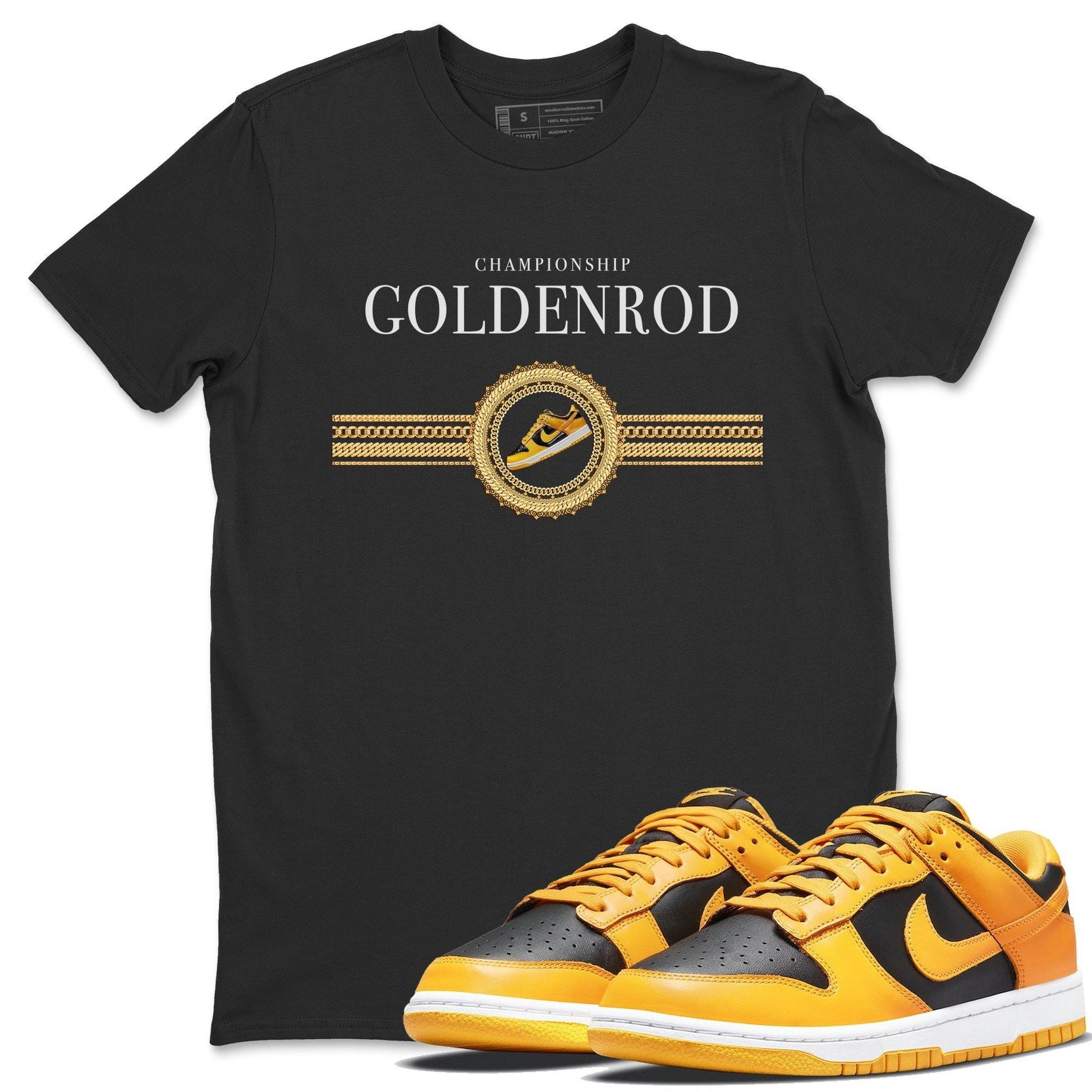Dunk Championship Goldenrod Sneaker Match Tees Gold Chains Sneaker Tees Dunk Championship Goldenrod Sneaker Release Tees Unisex Shirts