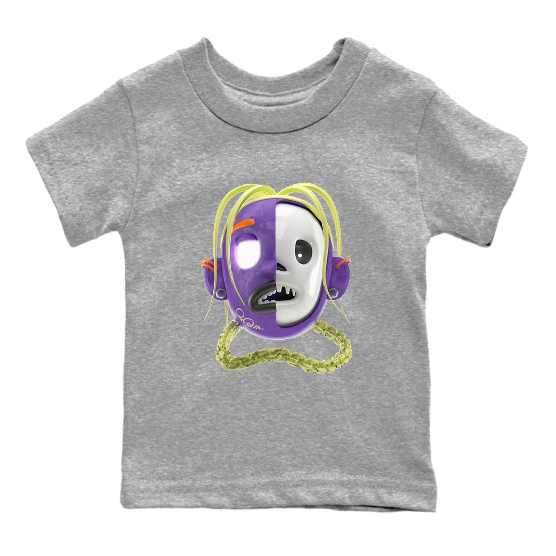 Air Jordan 4 Canyon Purple shirt to match jordans Goosebumps Boy sneaker tees AJ4 Canyon Purple SNRT Sneaker Release Tees Baby Toddler Heather Grey 2 T-Shirt, Halloween tshirt