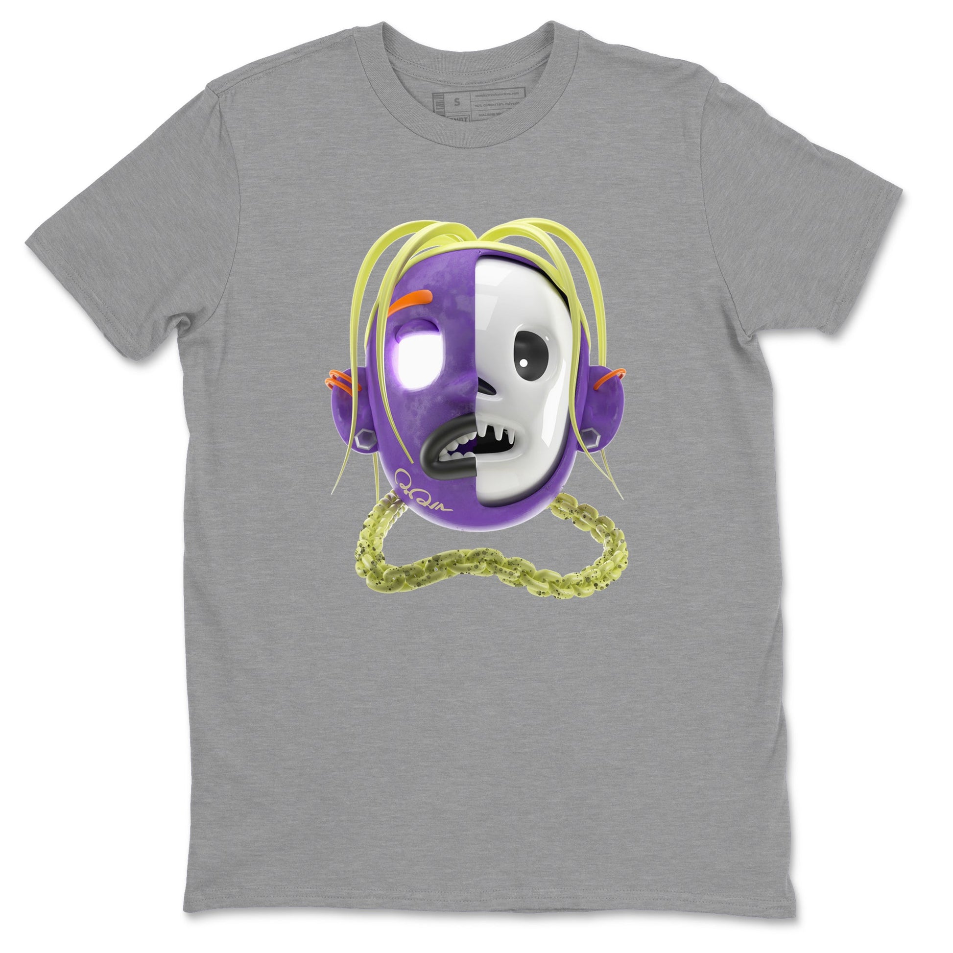 Air Jordan 4 Canyon Purple shirt to match jordans Goosebumps Boy sneaker tees AJ4 Canyon Purple SNRT Sneaker Release Tees Unisex Heather Grey 2 T-Shirt, Halloween tshirt